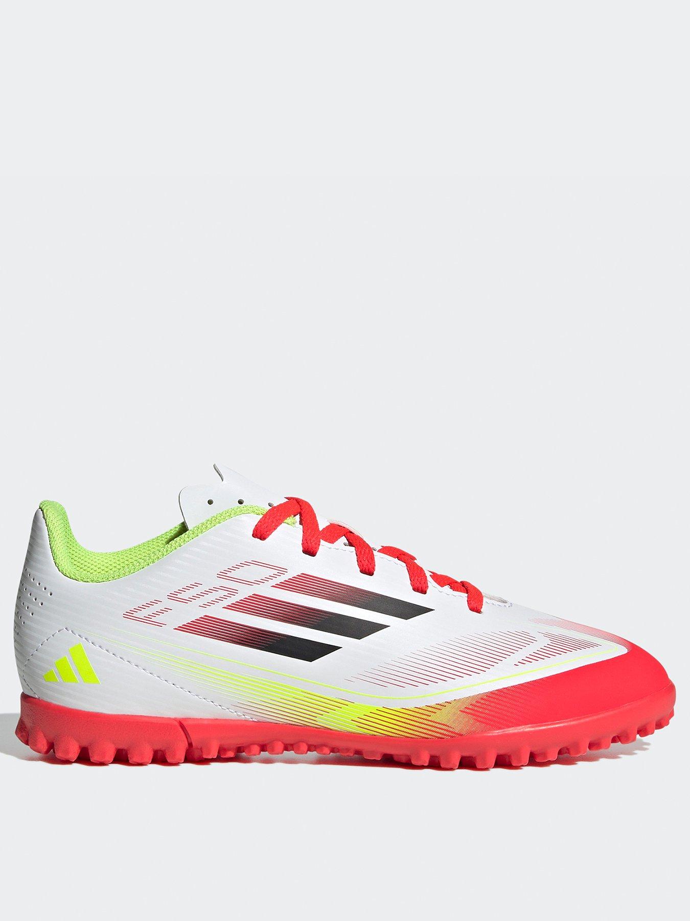 undefined Junior F50 Club Astro Turf Football Boot - White