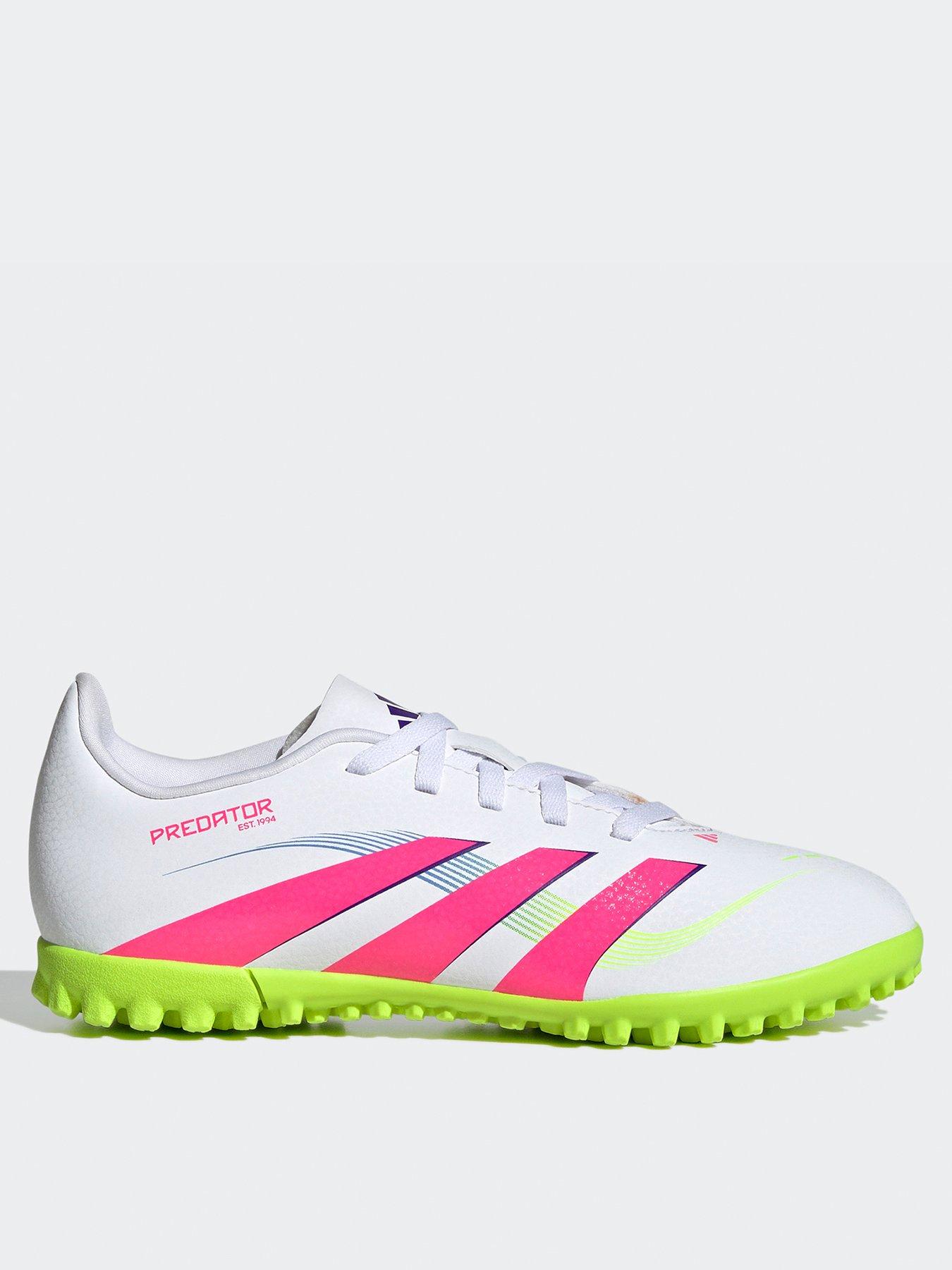 undefined Junior Predator Club Astro Turf Football Boot - White