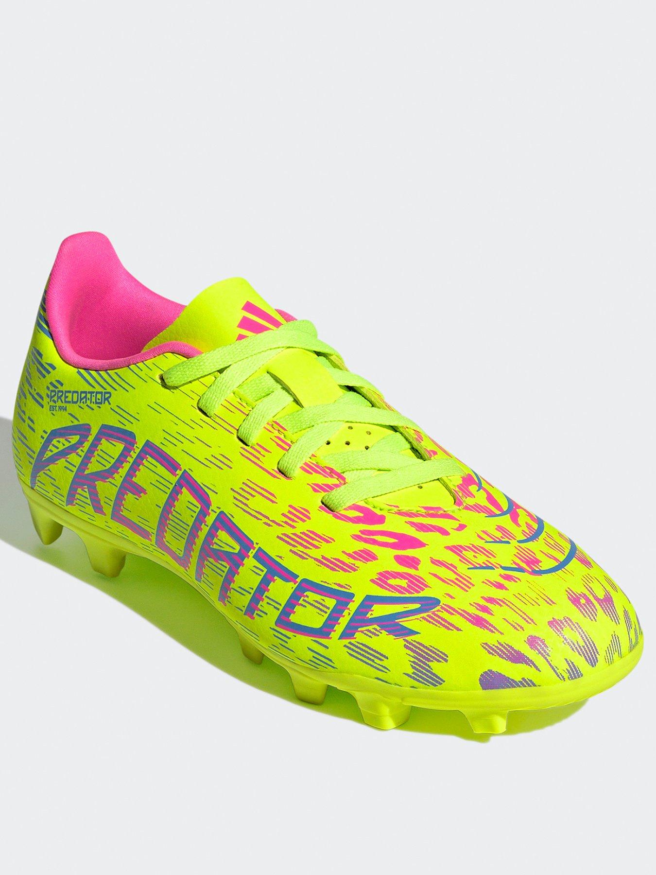 Image 2 of 6 of adidas Junior Predator Club Firm Ground Football Boot - Yellow