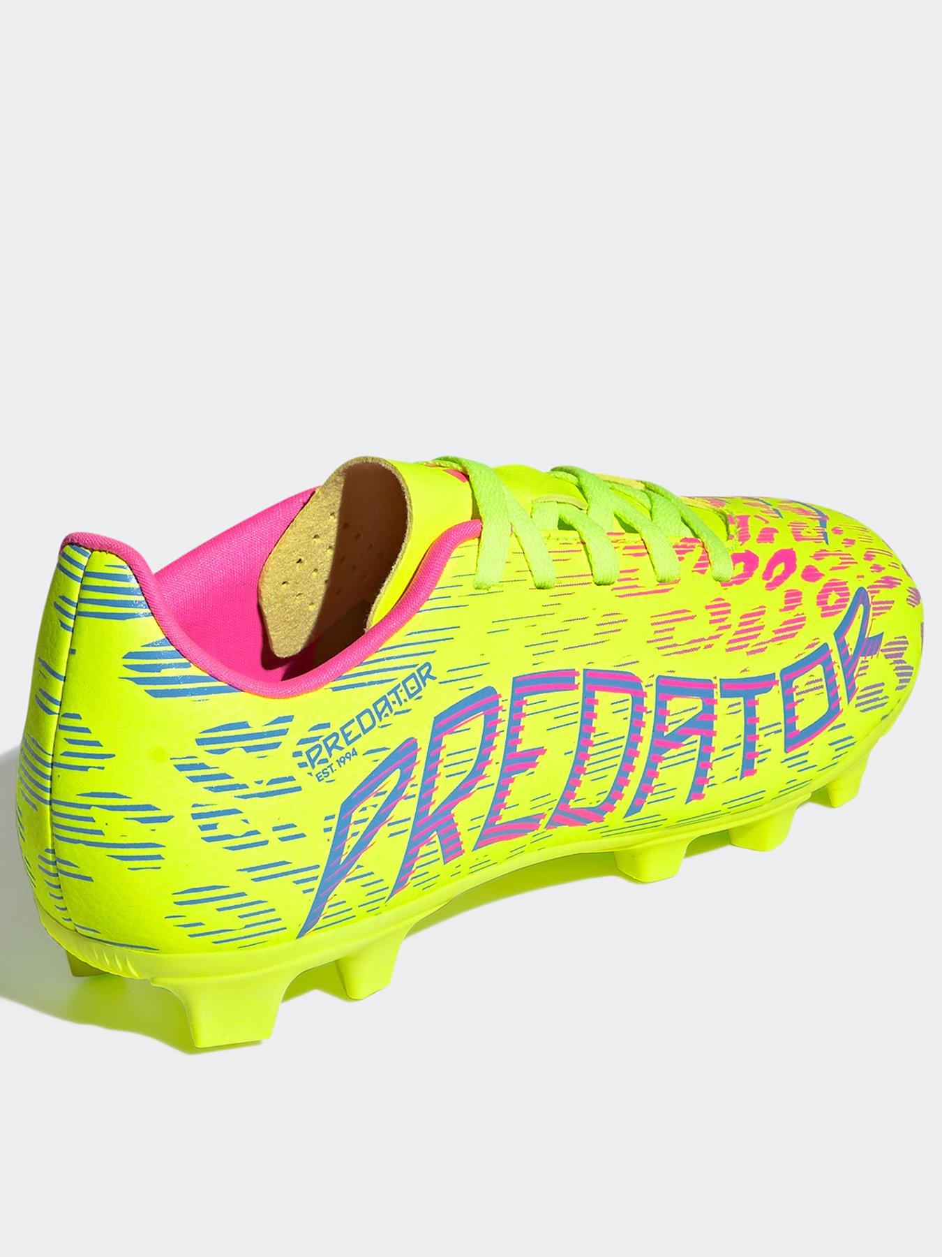 Image 3 of 6 of adidas Junior Predator Club Firm Ground Football Boot - Yellow