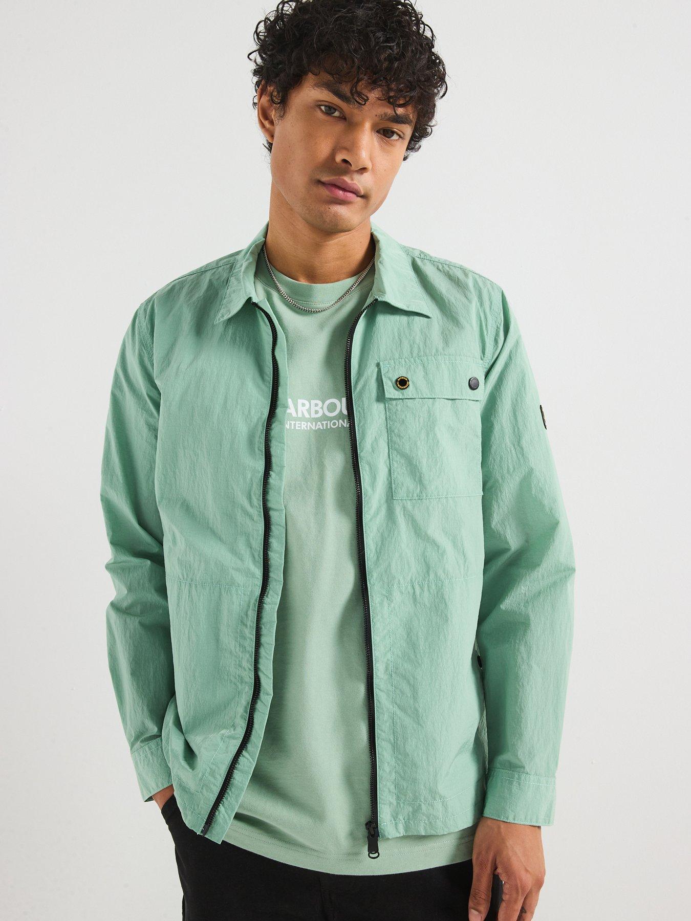 undefined Inline Zipped Overshirt- Green