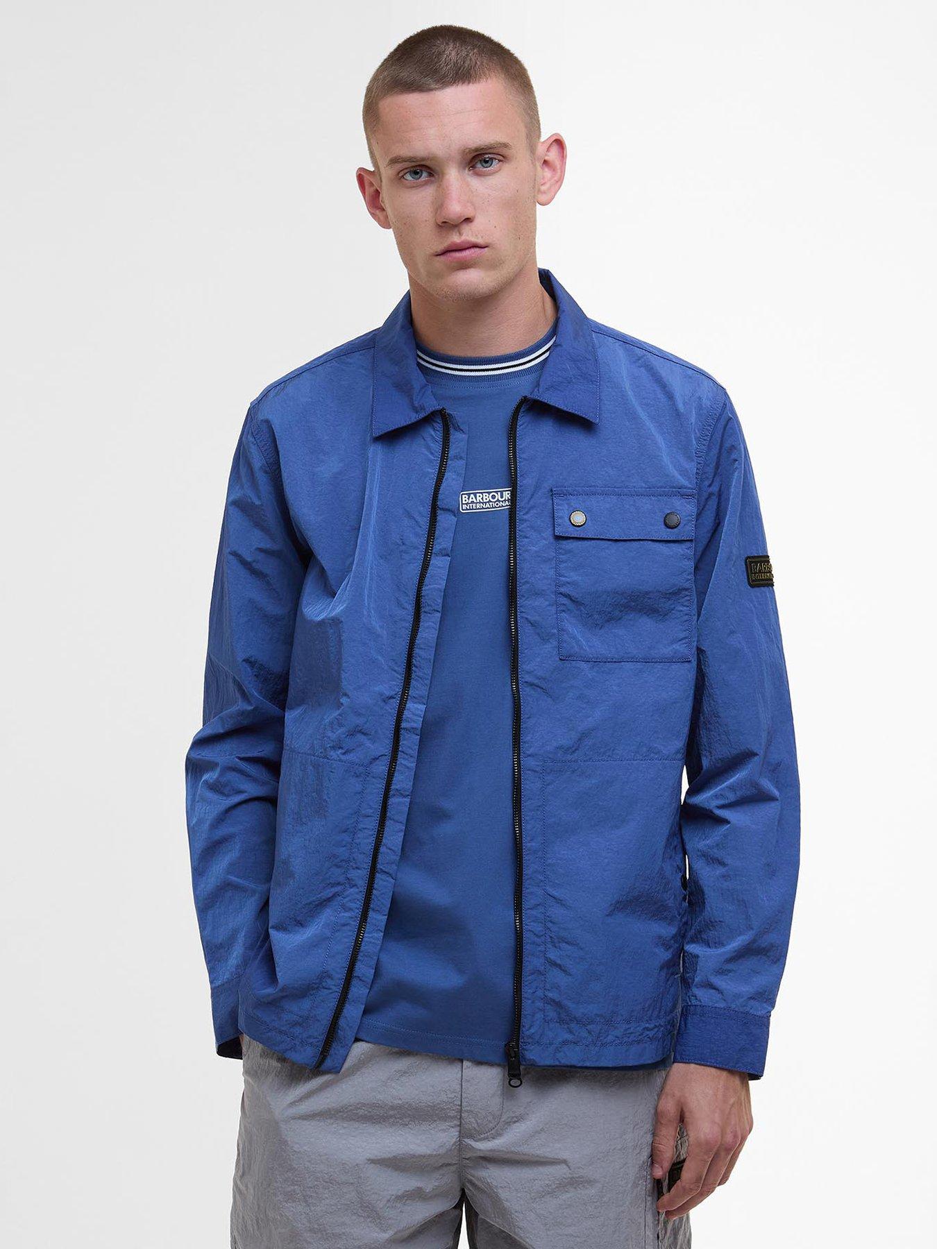 undefined Inline Zipped Overshirt - Blue
