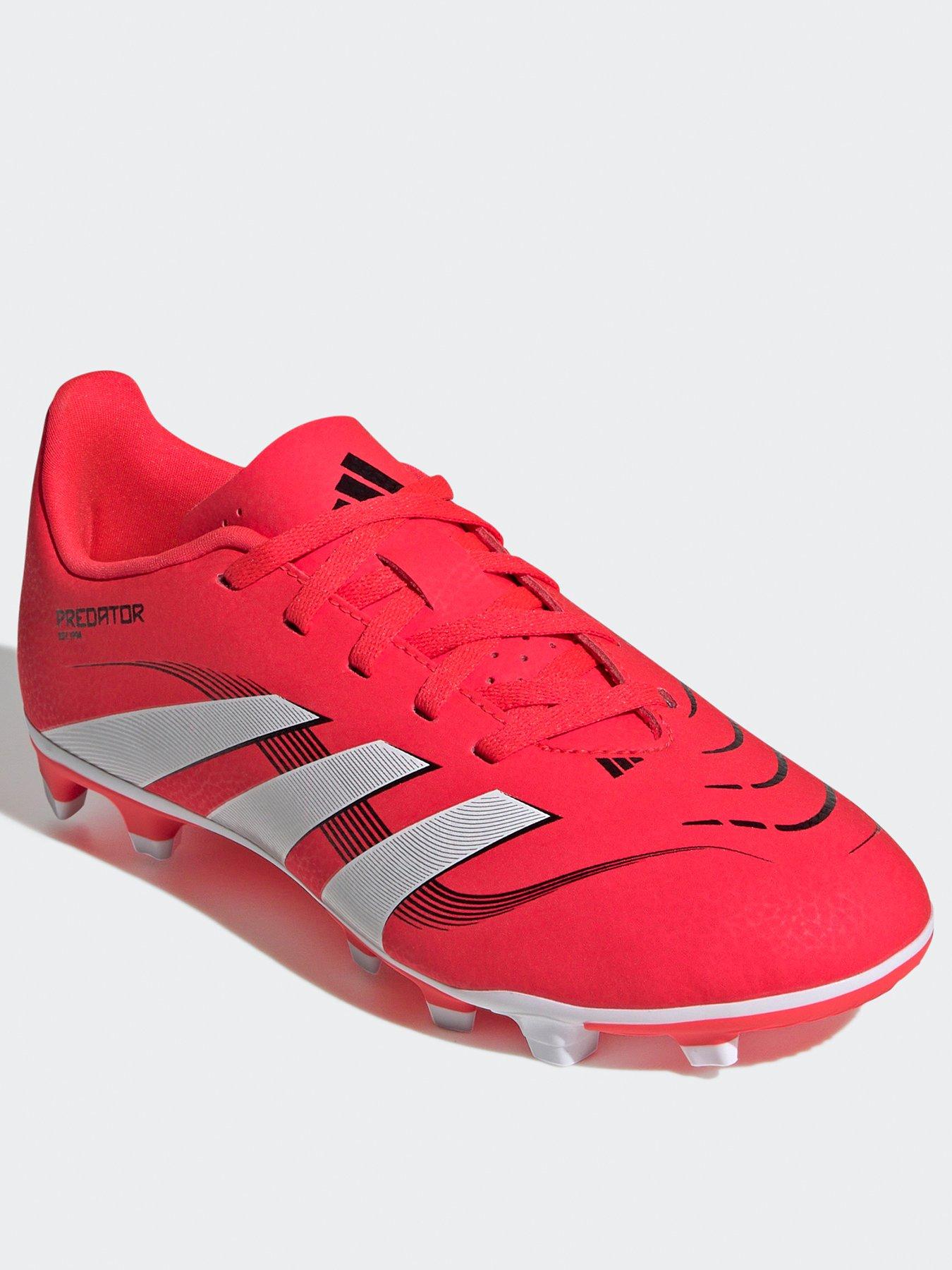 Image 2 of 7 of adidas Junior Predator Club Firm Ground&nbsp;Football Boot - Red
