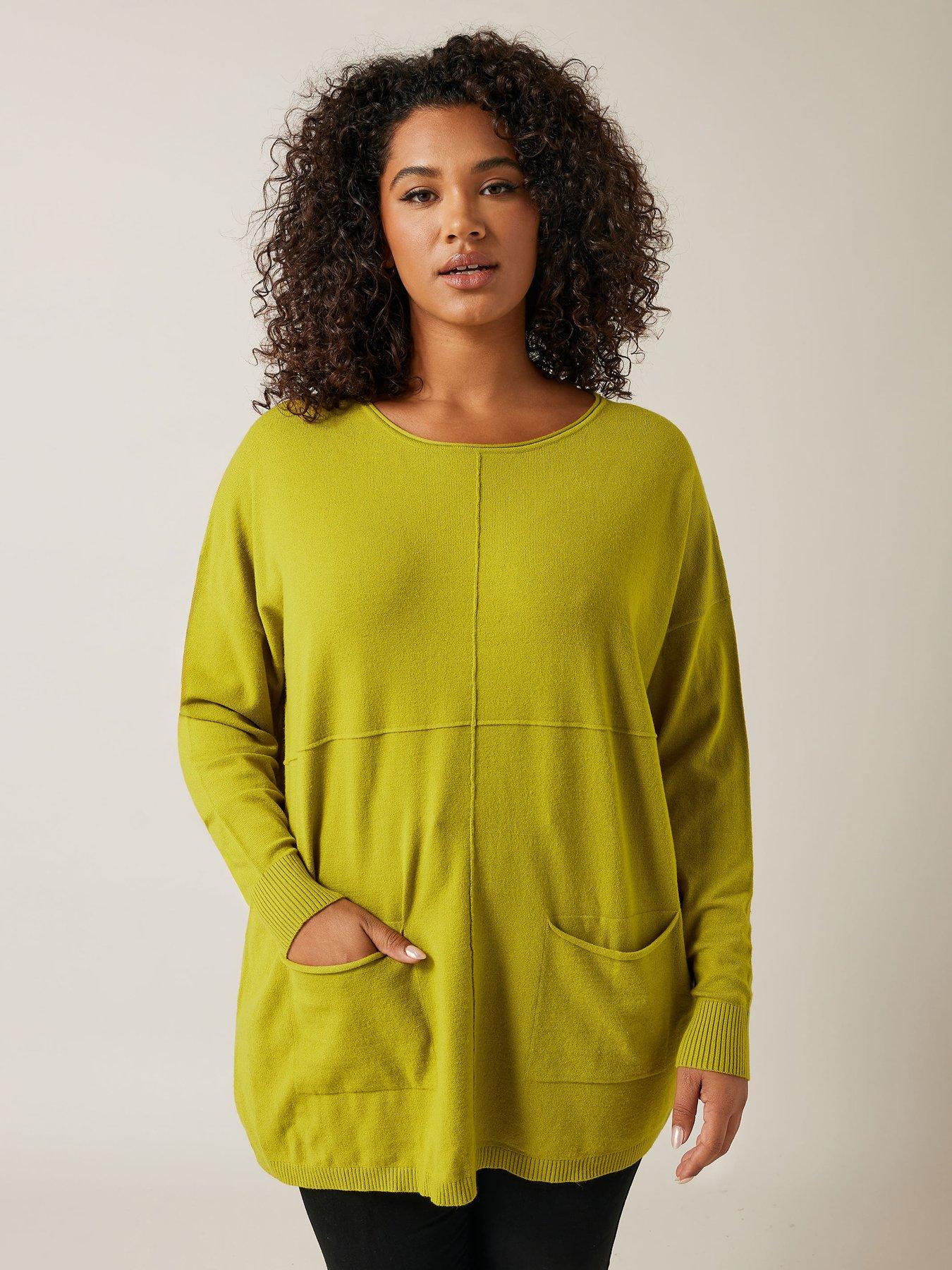 undefined Seam Detail Jumper - Green