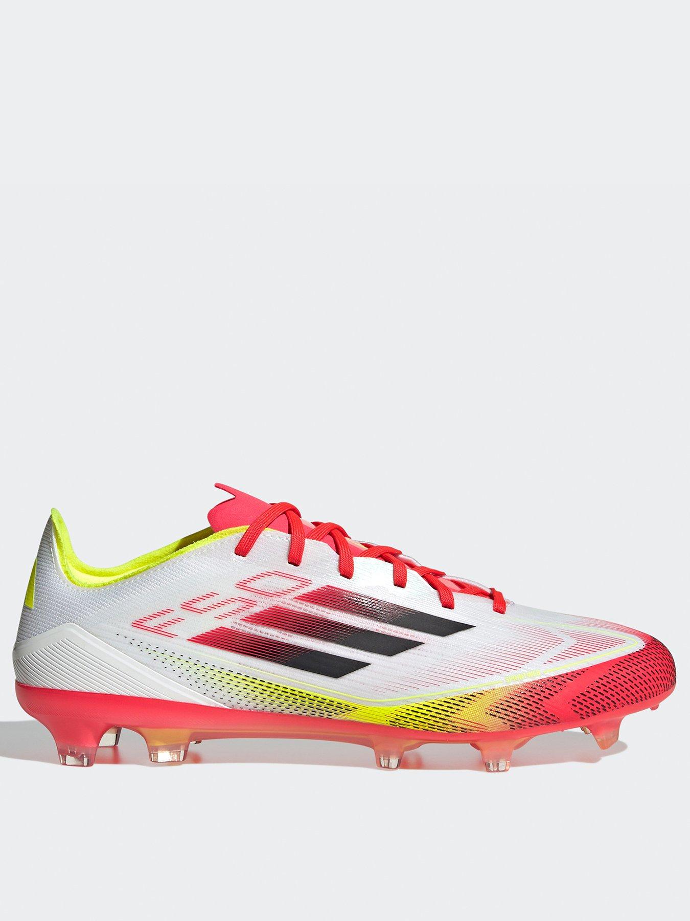 adidas Mens F50 Pro Firm Ground Football Boot - White