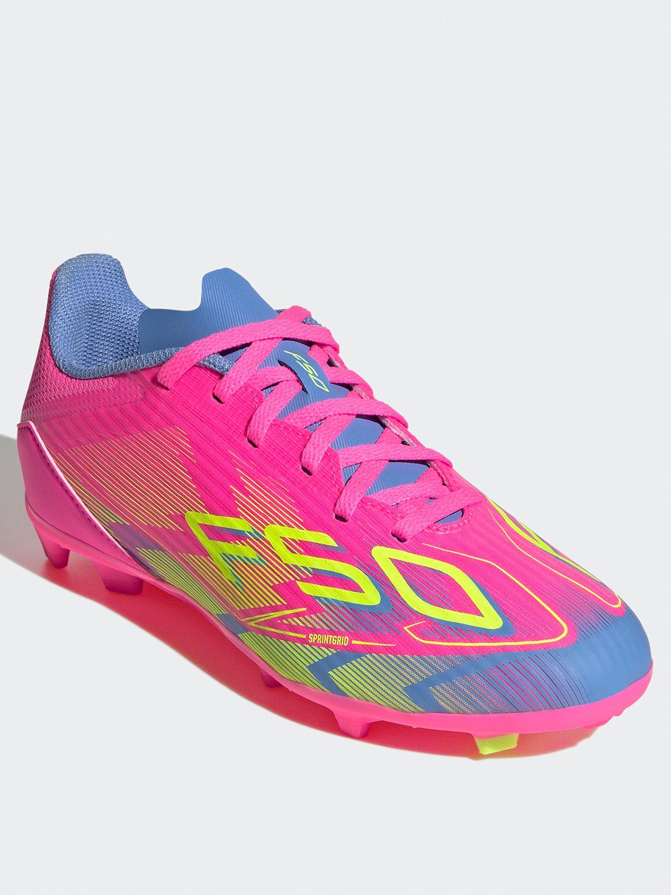 Image 2 of 6 of adidas Junior F50 League Firm Ground Football Boot - Yellow
