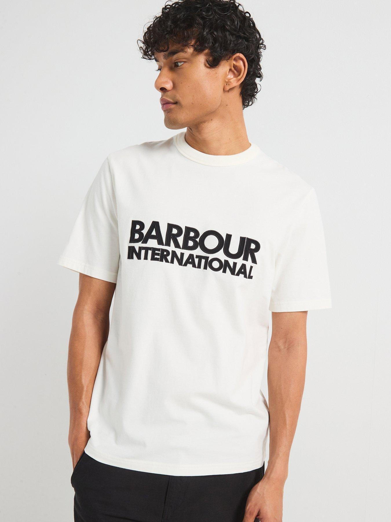 Image 1 of 6 of Barbour International Jason Technique T-Shirt- White