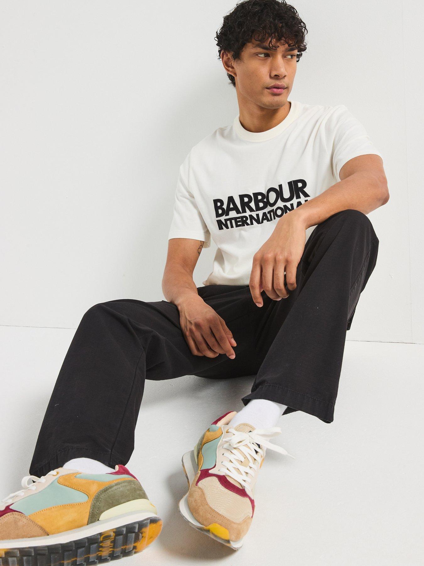 Image 4 of 6 of Barbour International Jason Technique T-Shirt- White