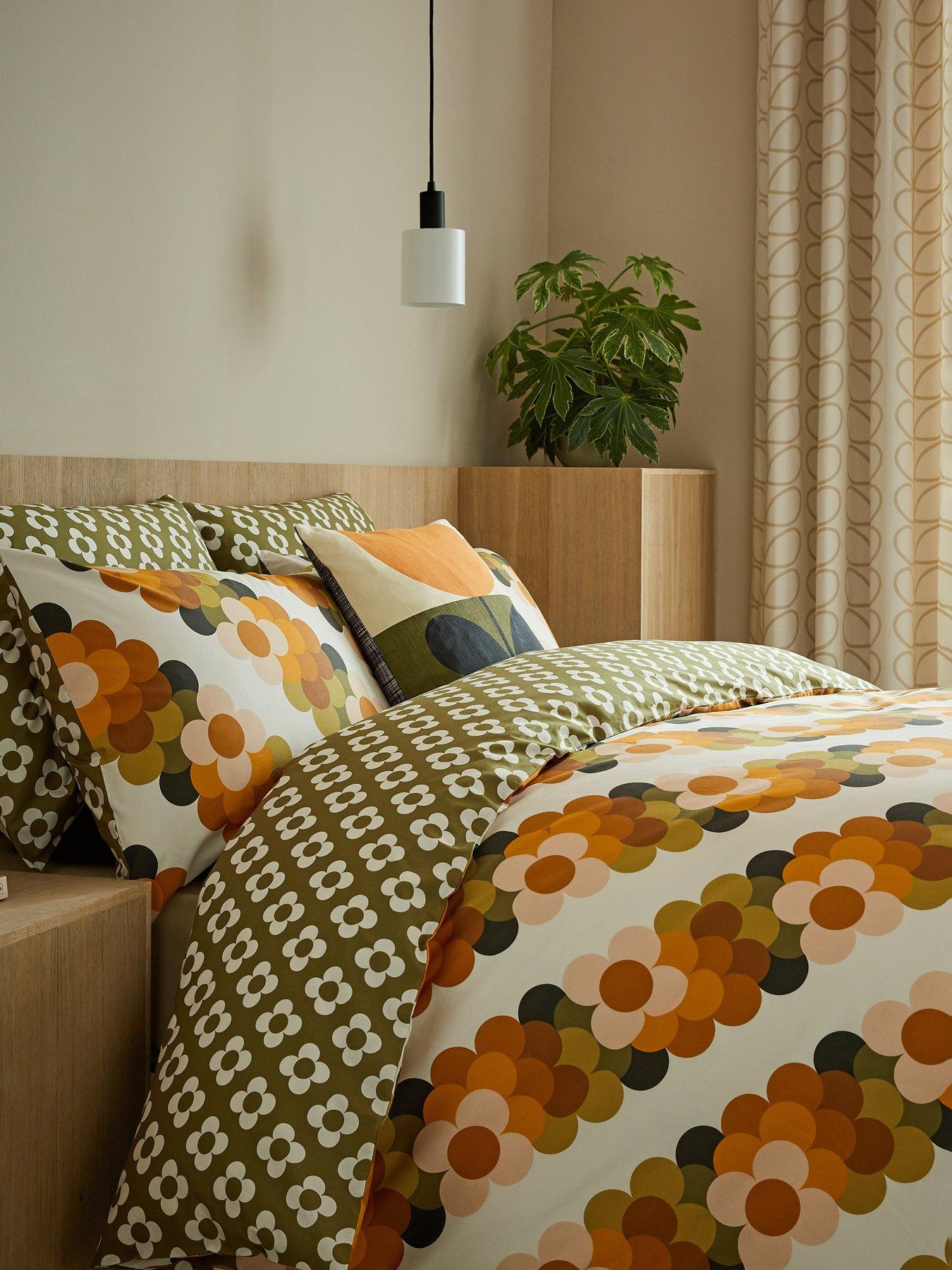 Image 5 of 6 of Orla Kiely Retro Flower Stripe Duvet Set- Double