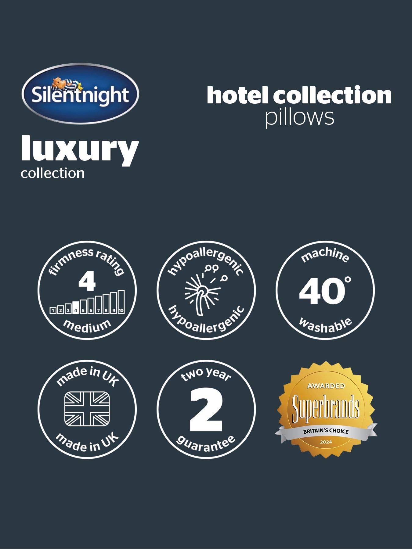 Image 7 of 7 of Silentnight Luxury Hotel Collection Pillow - 4 Pack