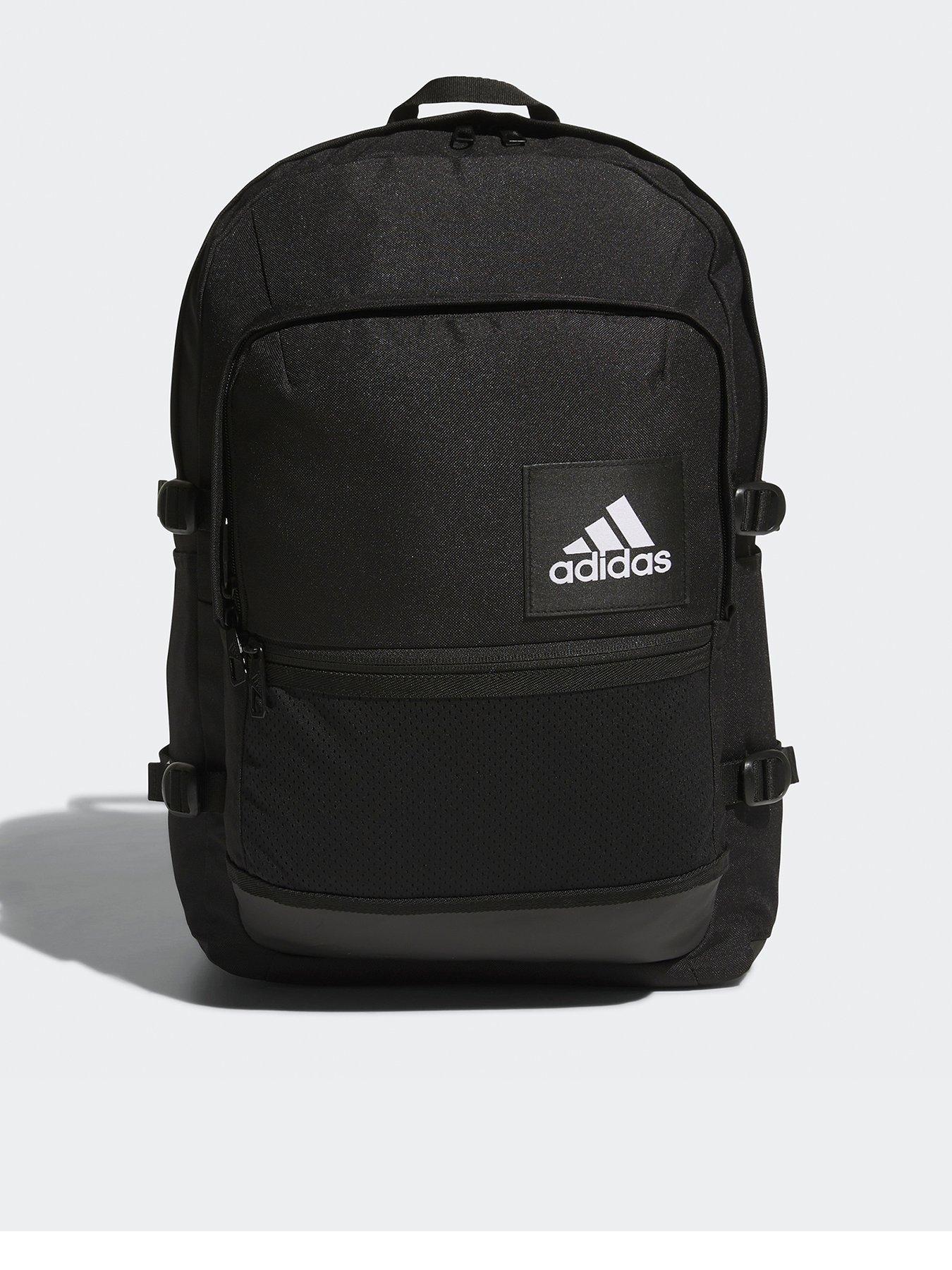 Unisex Essentials Multi Pocket Backpack Black