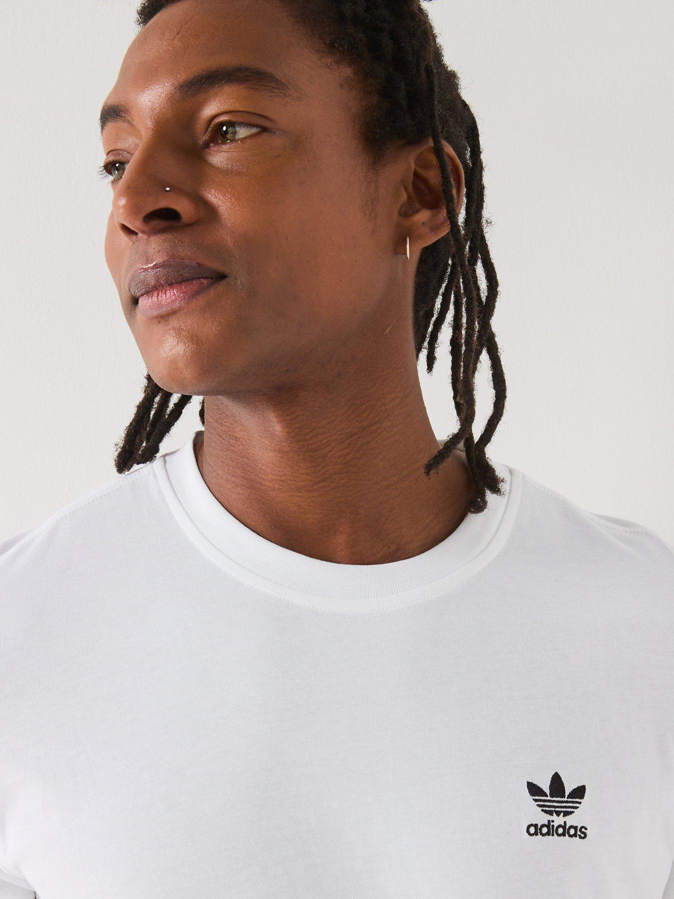 Image 5 of 6 of adidas Originals Mens Trefoil Essentials T-Shirt - White
