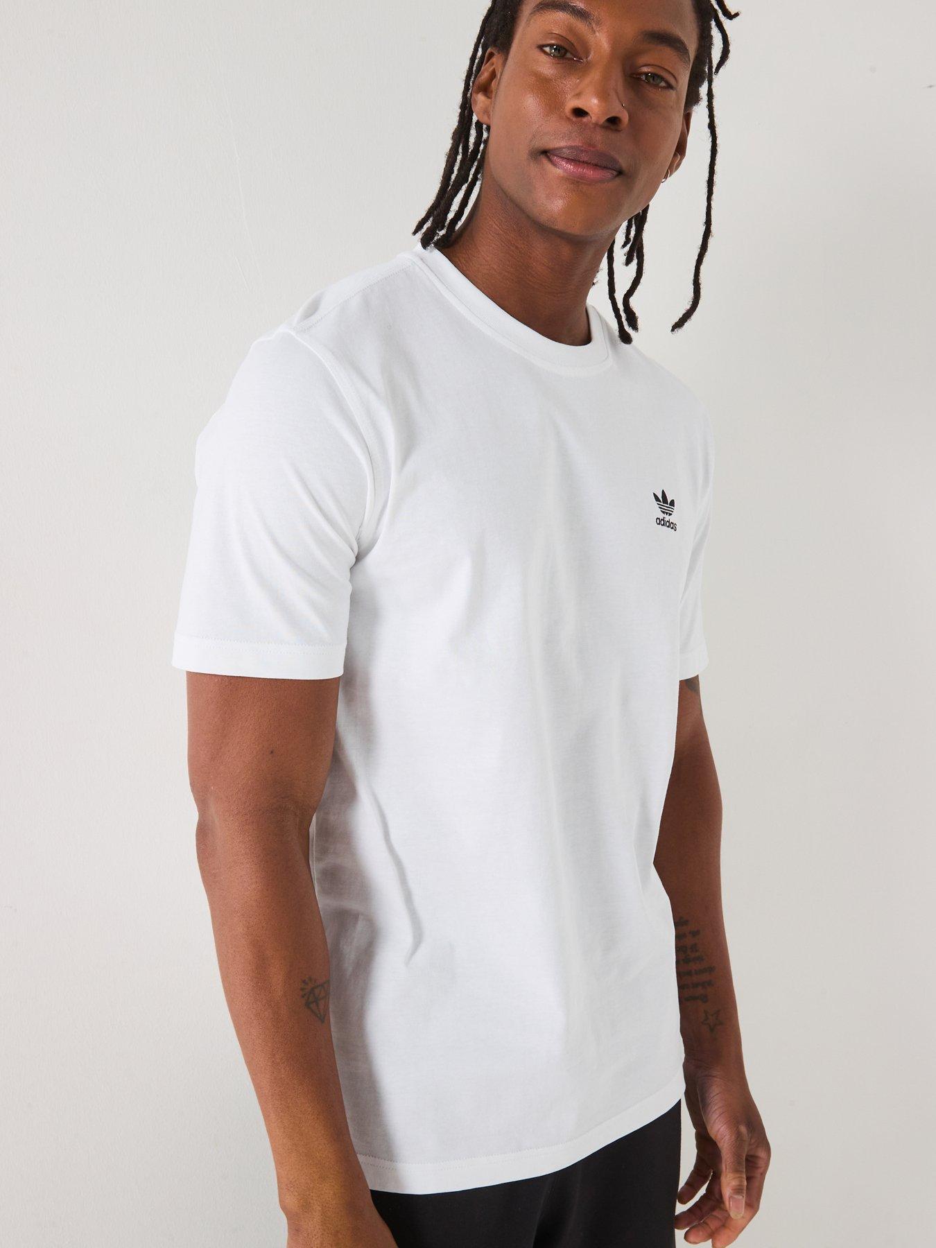 Image 6 of 6 of adidas Originals Mens Trefoil Essentials T-Shirt - White