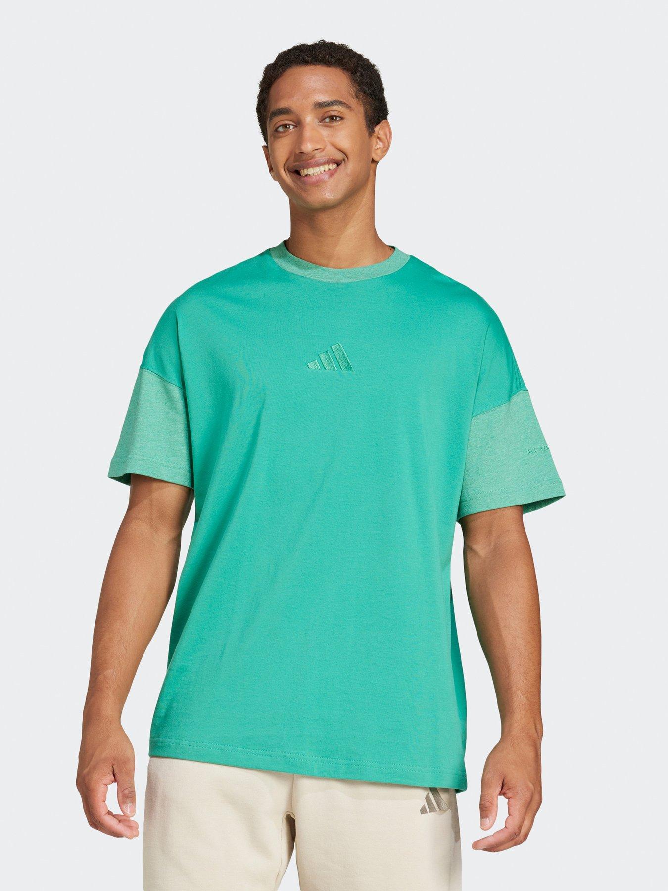 undefined Mens All Szn Colourblock T-Shirt - Green