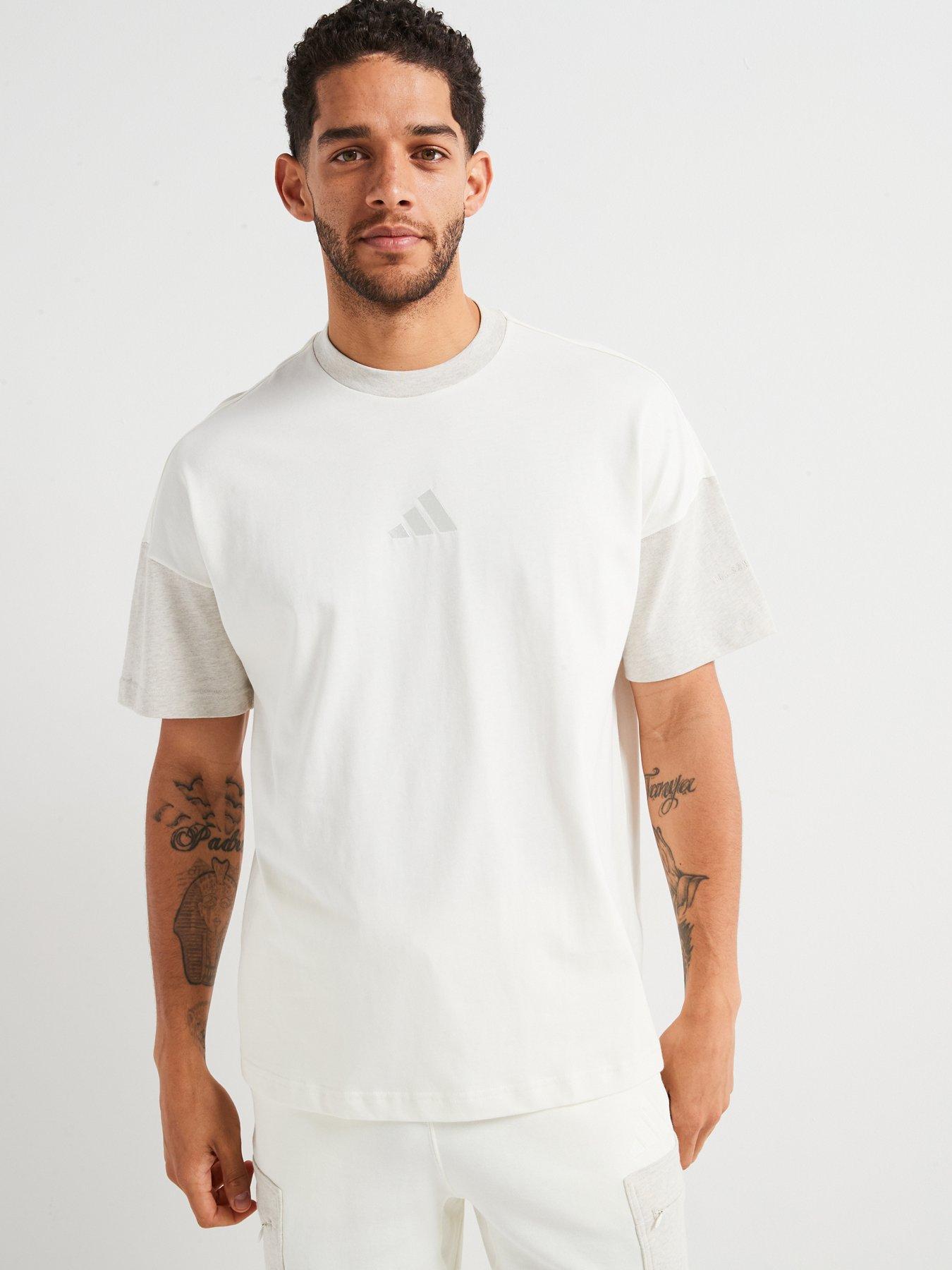 undefined Mens All Szn Colourblock T-Shirt - White