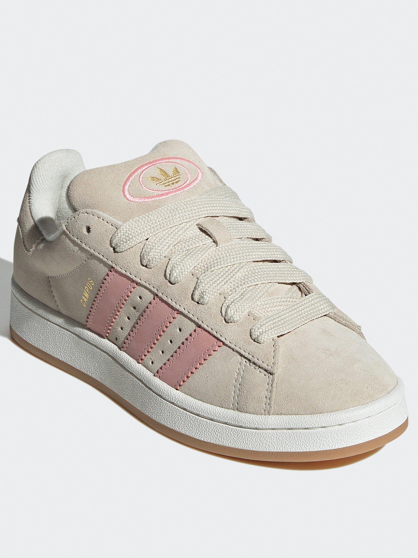 Image 1 of 7 of adidas Originals Womens Campus 00S Trainers - Cream White/Wonder Mauve/Pink