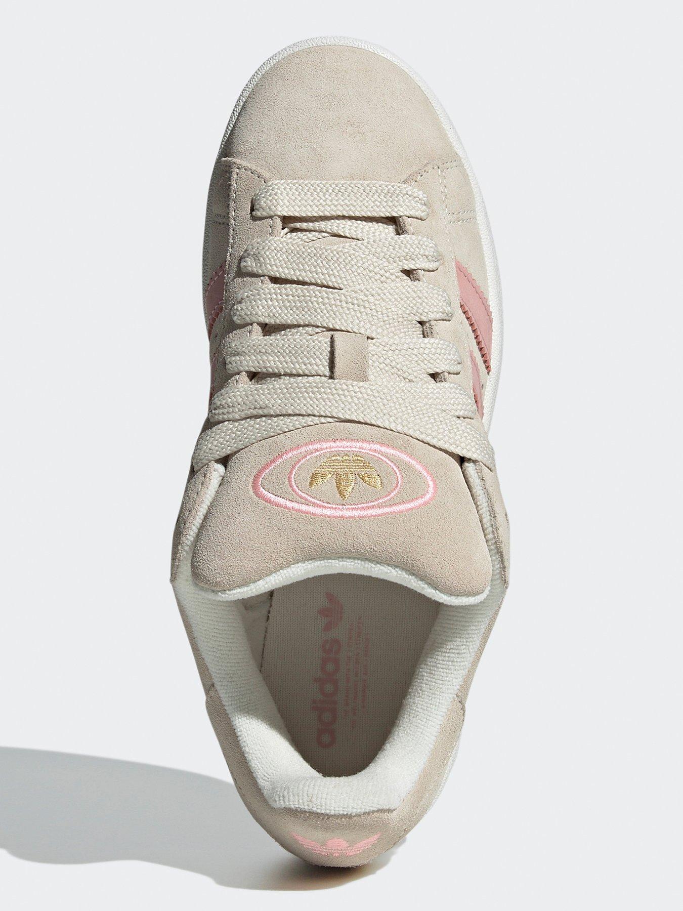 Image 4 of 7 of adidas Originals Womens Campus 00S Trainers - Cream White/Wonder Mauve/Pink
