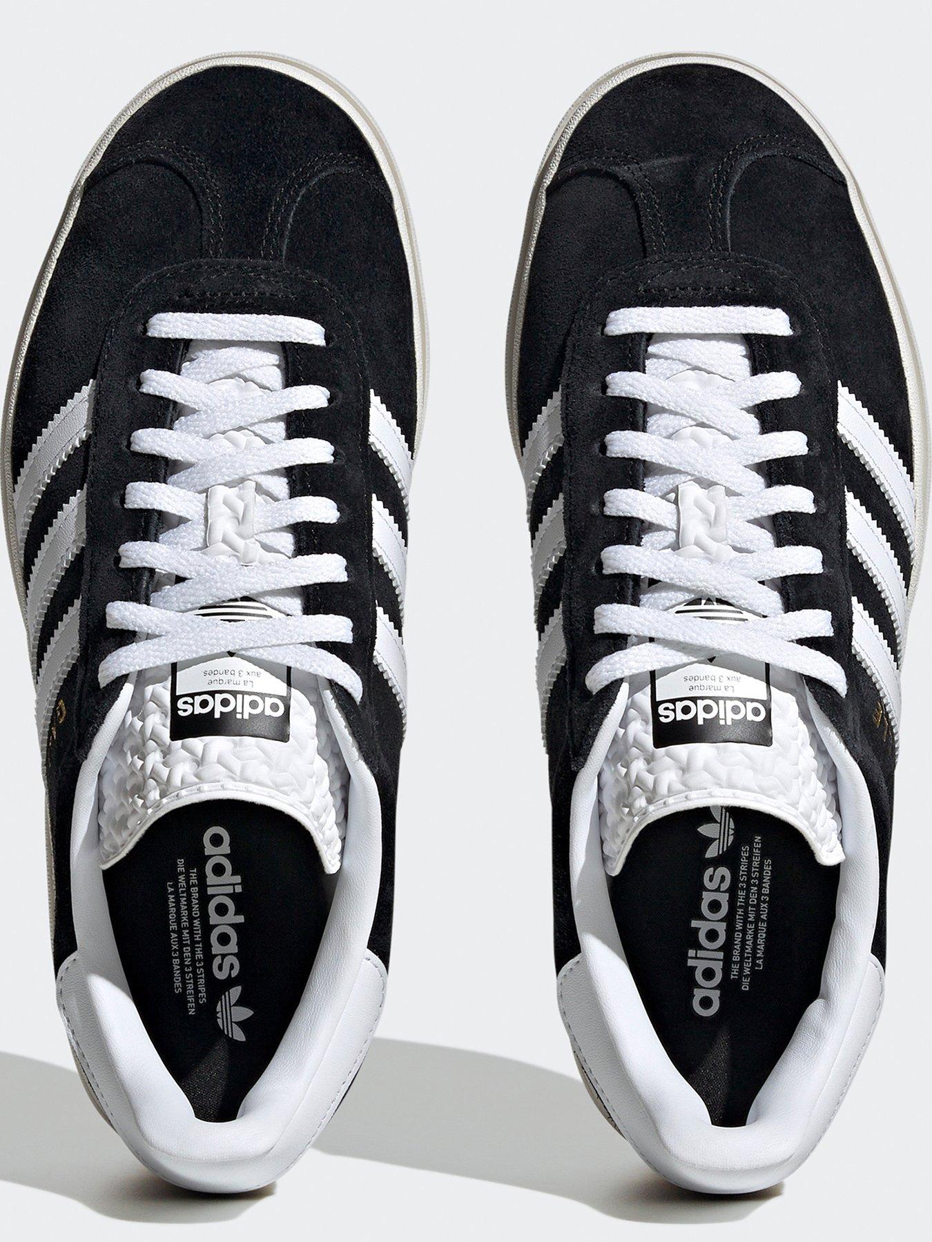 Image 5 of 8 of adidas Originals Womens Gazelle Bold Trainers - Black