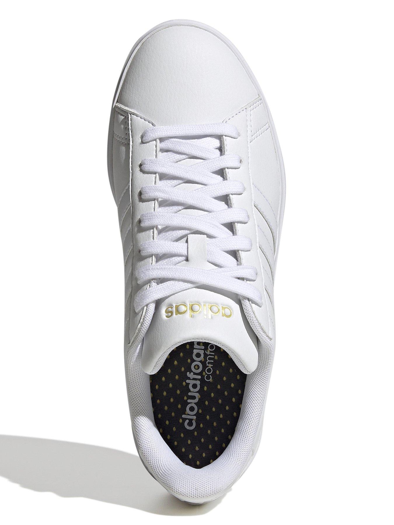 Image 4 of 6 of adidas Sportswear Womens Grand Court 20 Trainers - White