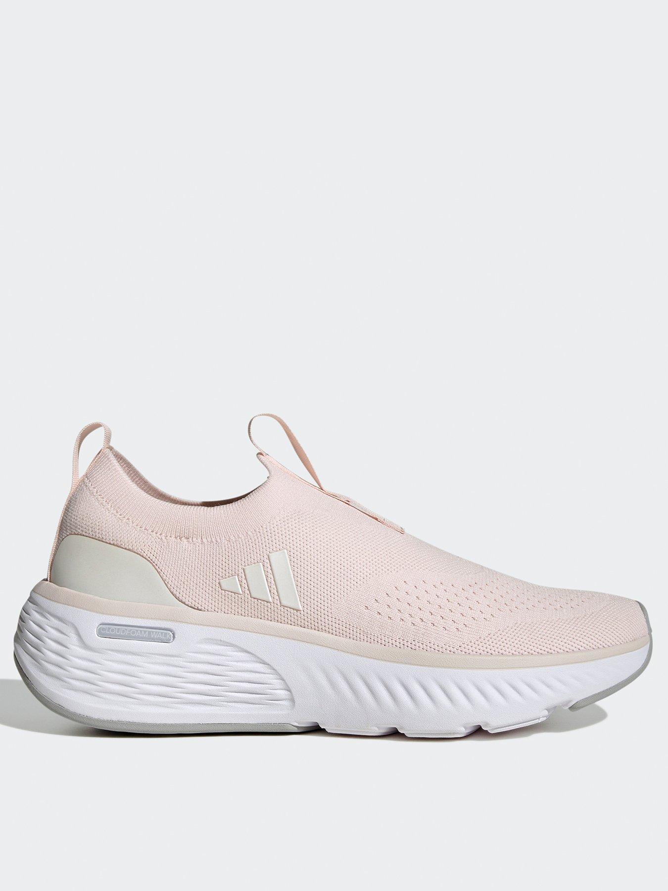 undefined Womens Cloudfoam Go Sock Trainers - Pink