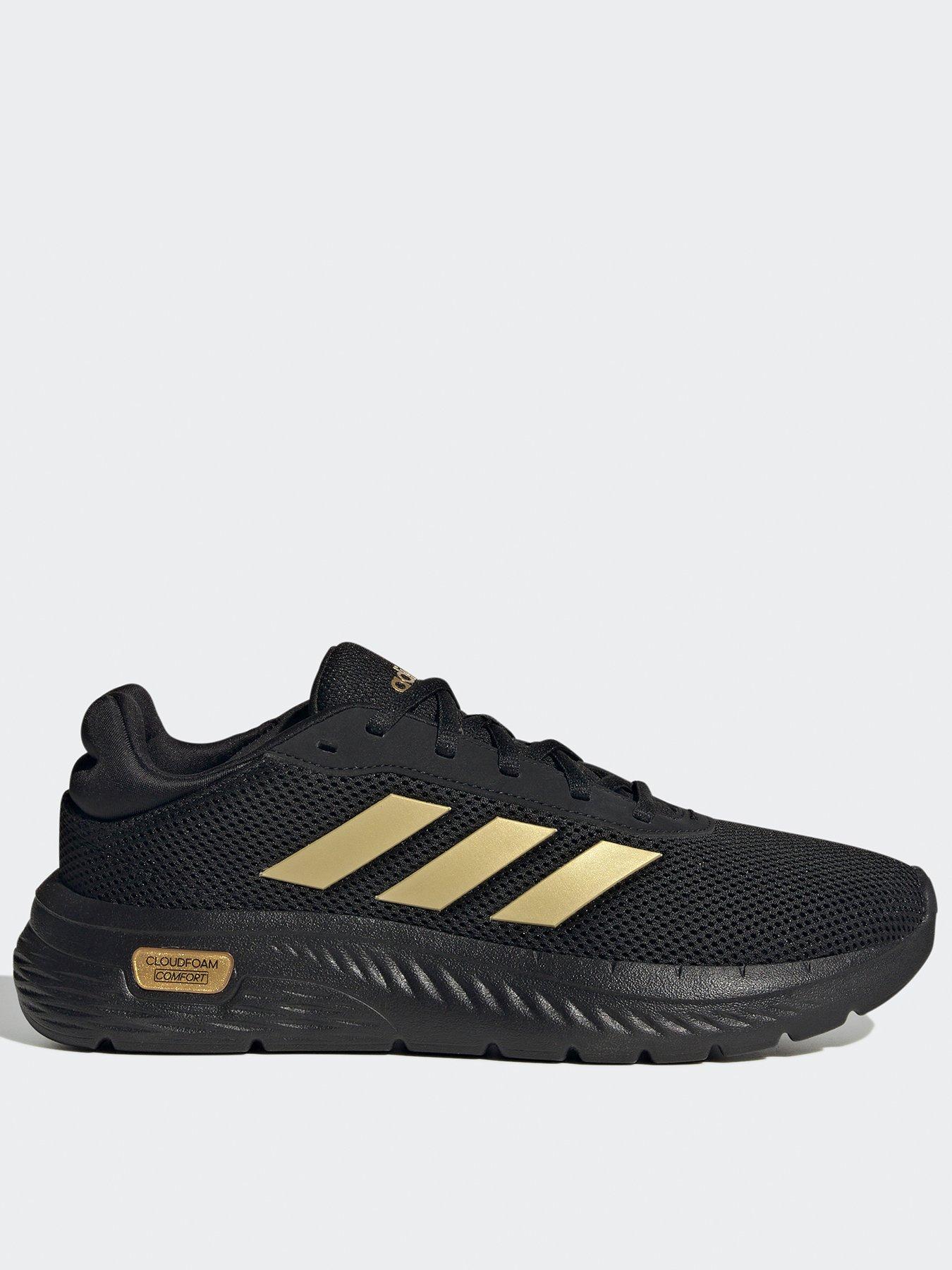 undefined Womens Cloudfoam Comfy Trainers - Black