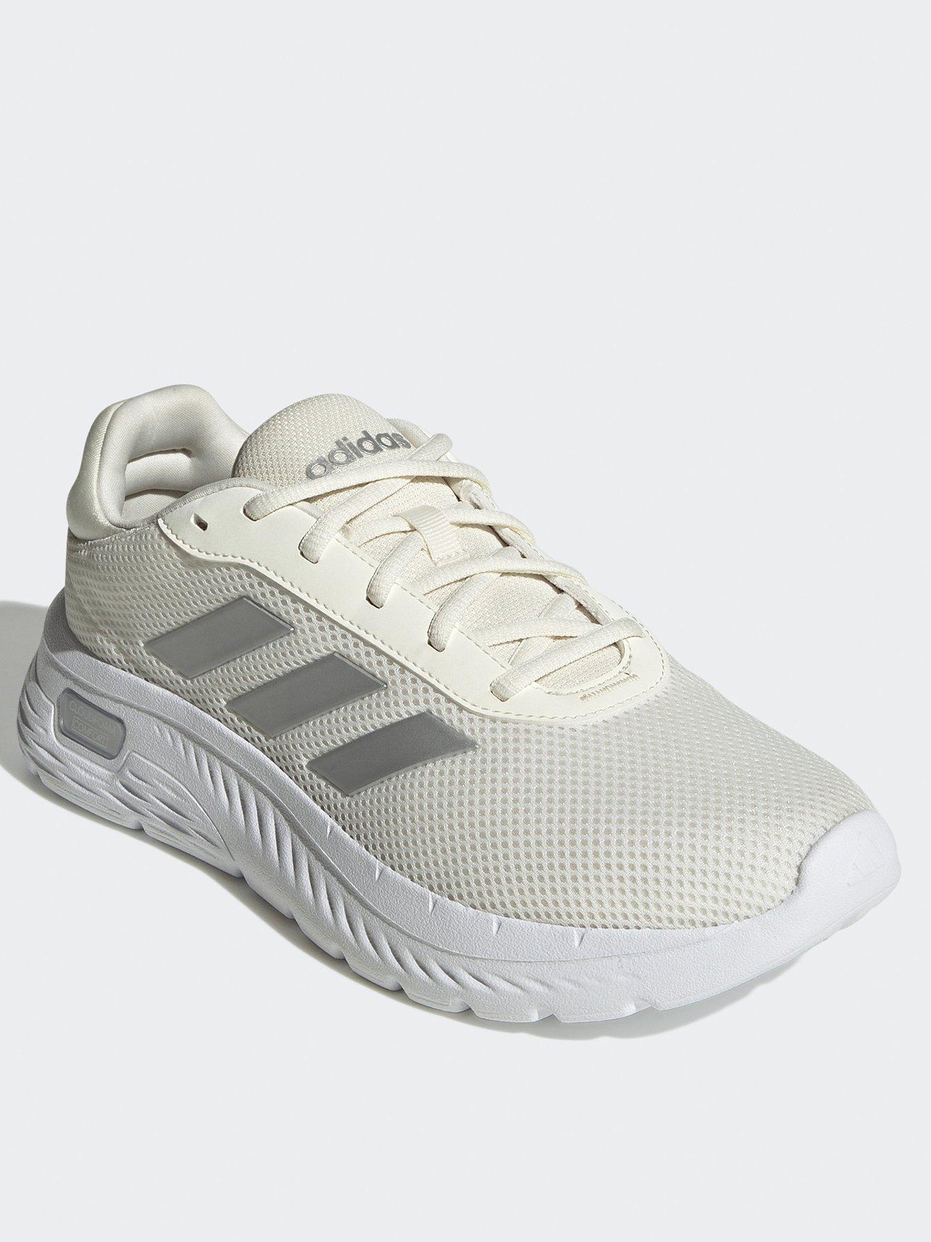 Image 2 of 7 of adidas Sportswear Women's Cloudfoam Comfy Trainers - Off White/Silver Metallic/White