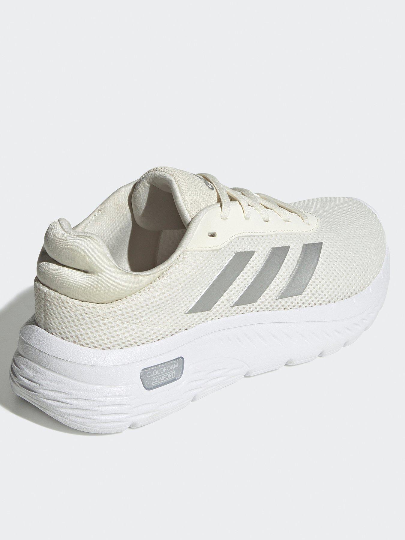 Image 3 of 7 of adidas Sportswear Women's Cloudfoam Comfy Trainers - Off White/Silver Metallic/White