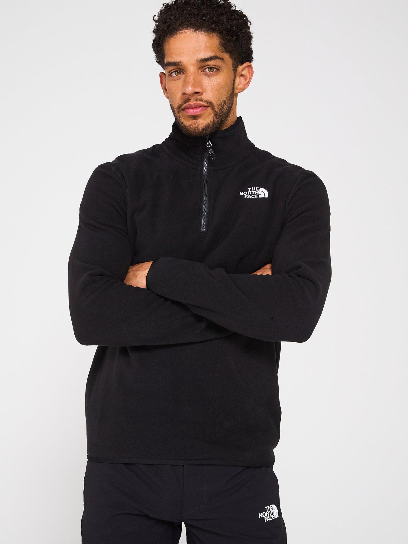 undefined Men's 100 Glacier 1/4 Zip Fleece - Black