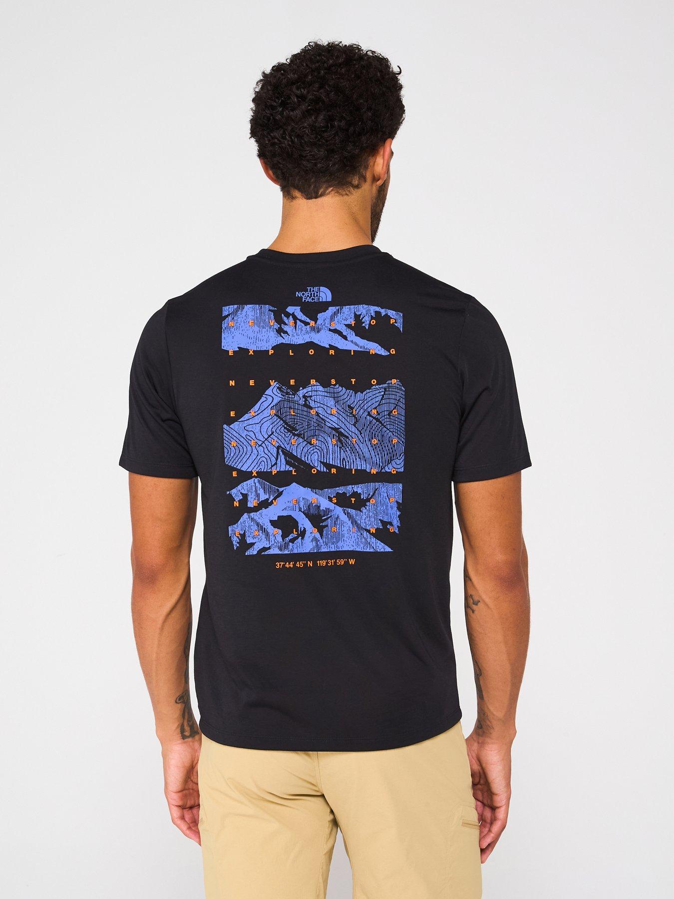 undefined Men's Foundation Mountains Faces Tee - Black