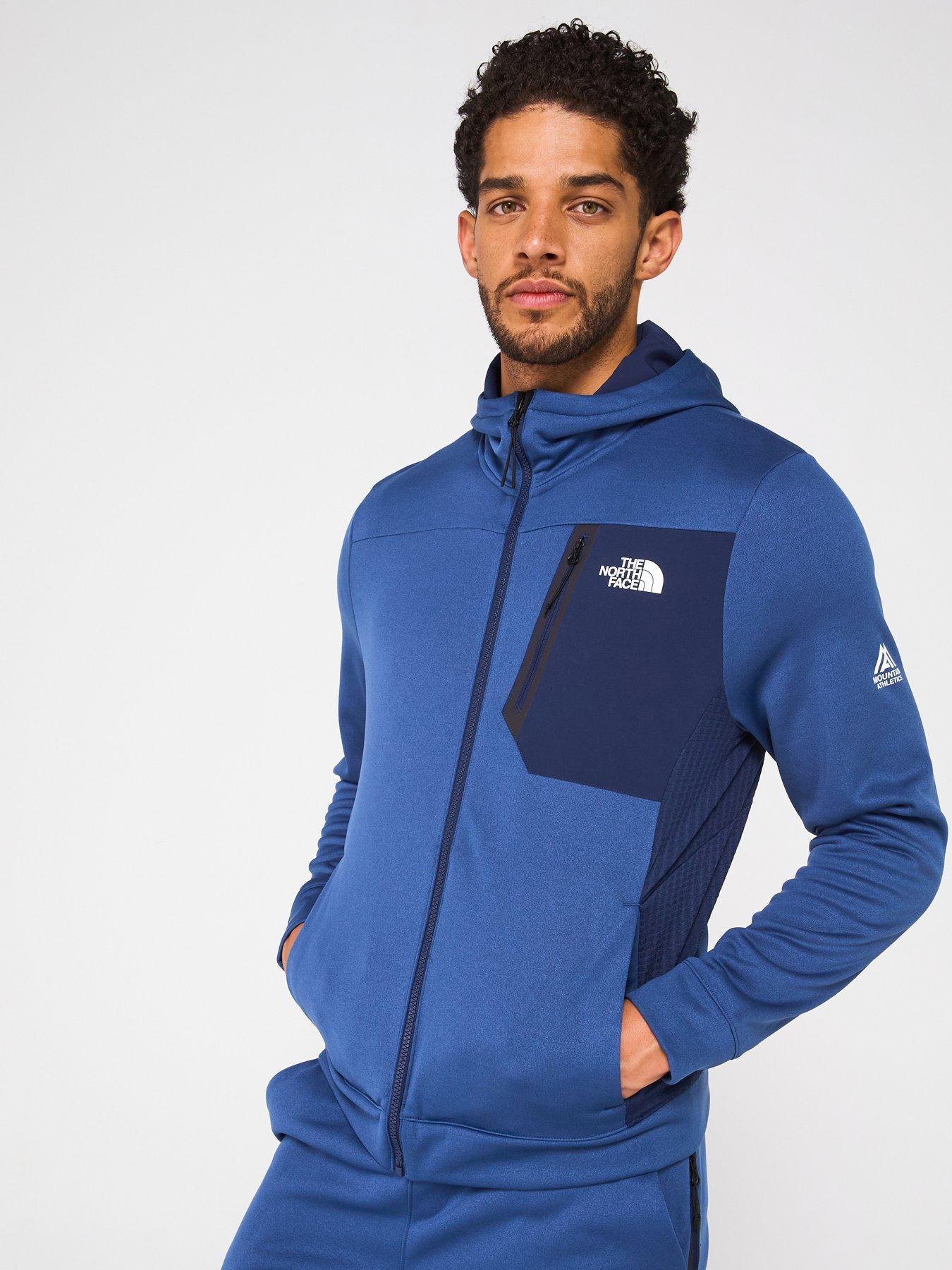undefined Men's Mountain Athletic Full Zip Fleece - Blue