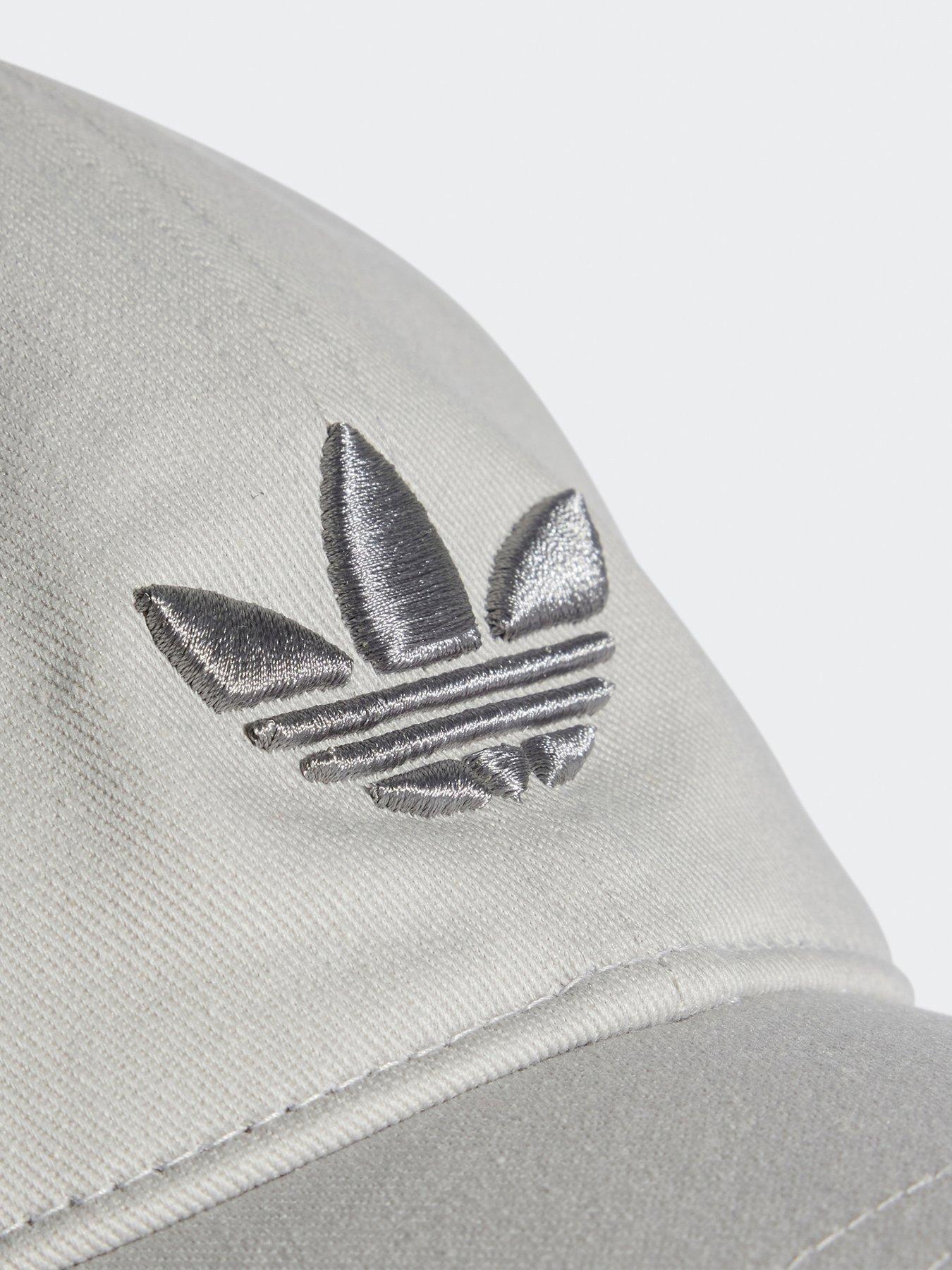 Image 3 of 4 of adidas Originals Men's Classic Trefoil Baseball Cap - Grey Two