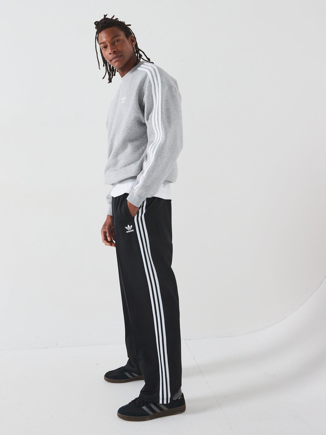 ovys STRIPE SWEAT CREW NECK & PANTS セット adidas Originals Mens Oversized Crew Sweat - Grey | Very