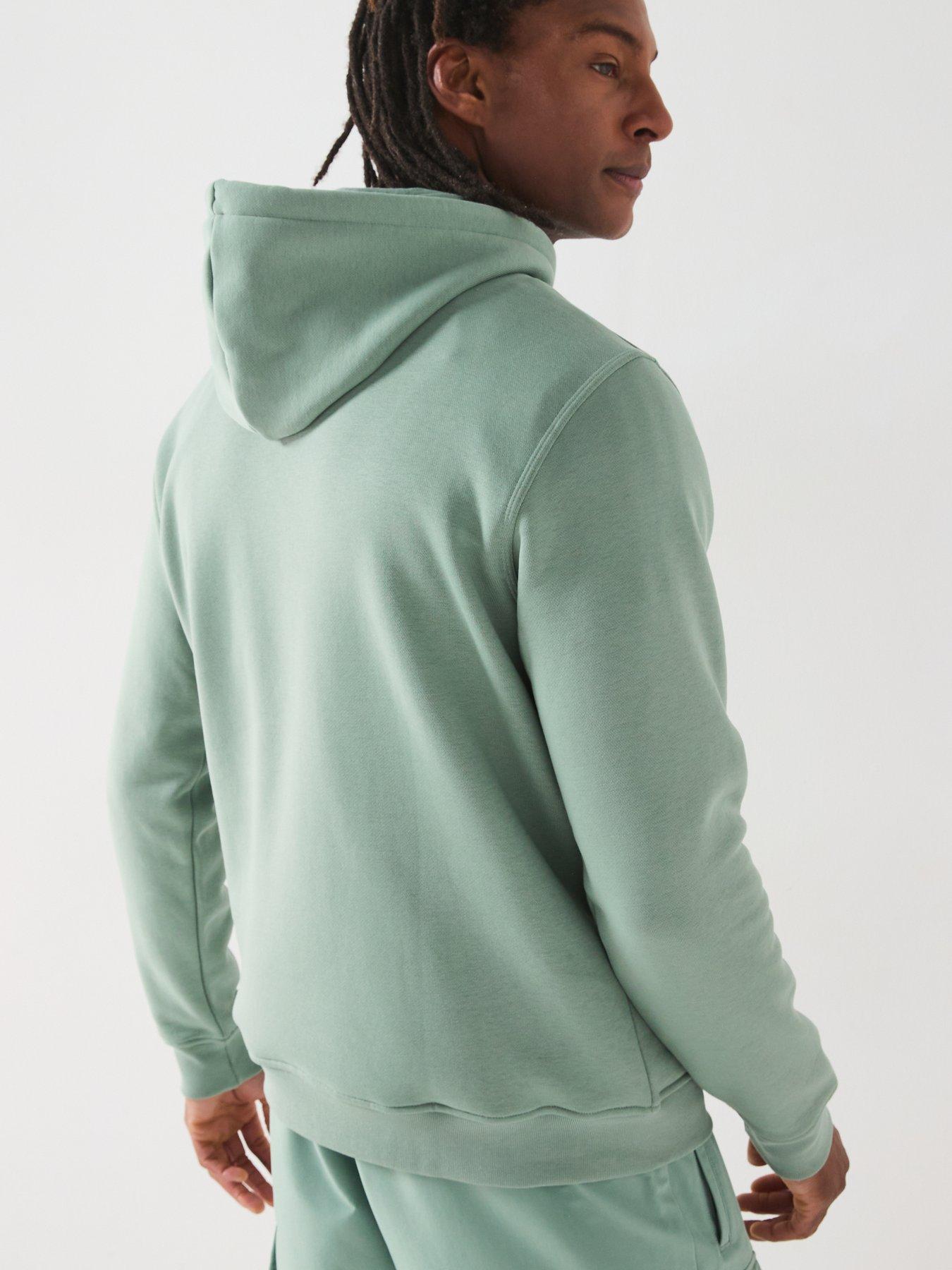 Image 5 of 6 of adidas Originals Men's Trefoil Essentials Overhead Hoodie - Silver Green