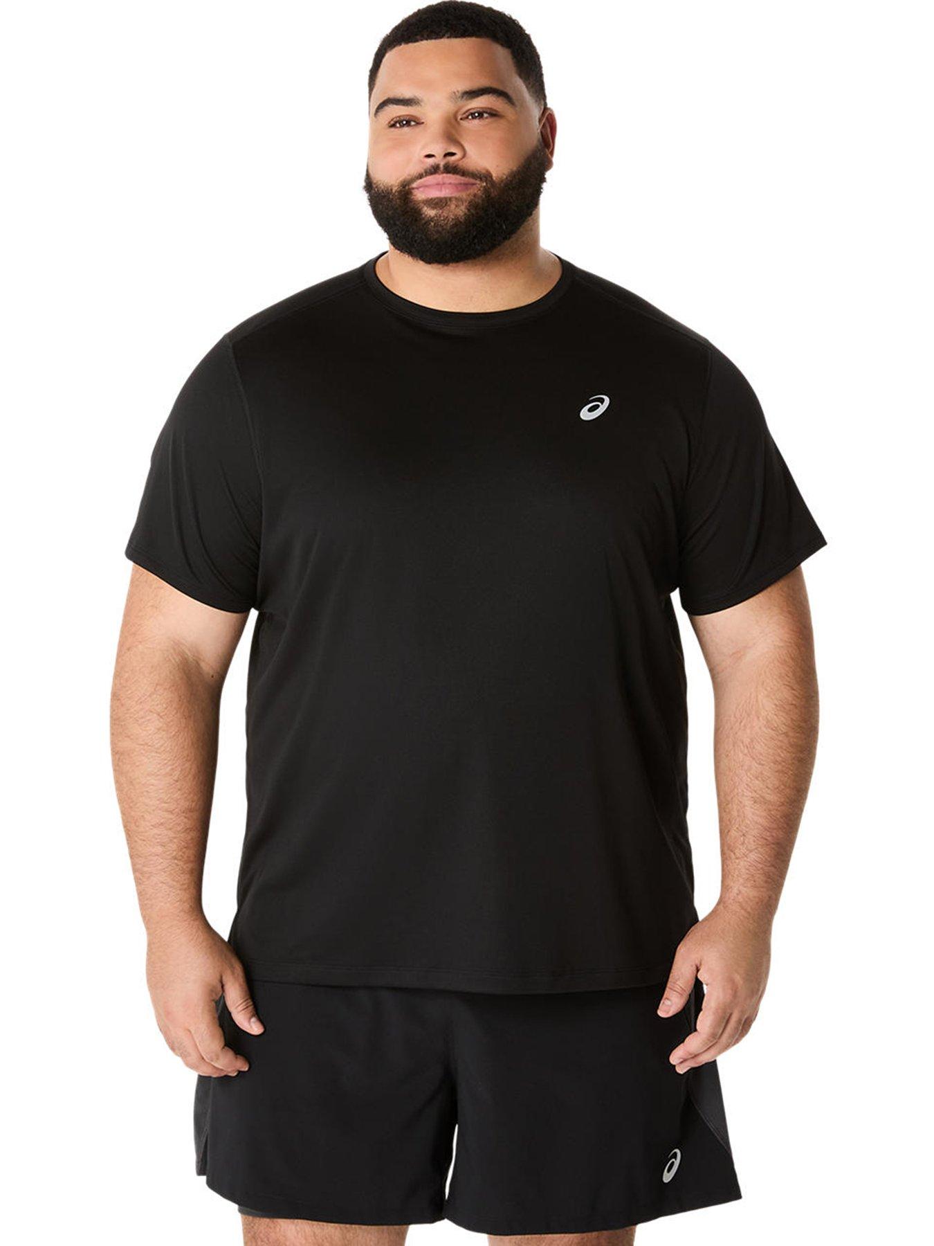 Asics Mens Running Core Short Sleeve Top - Black