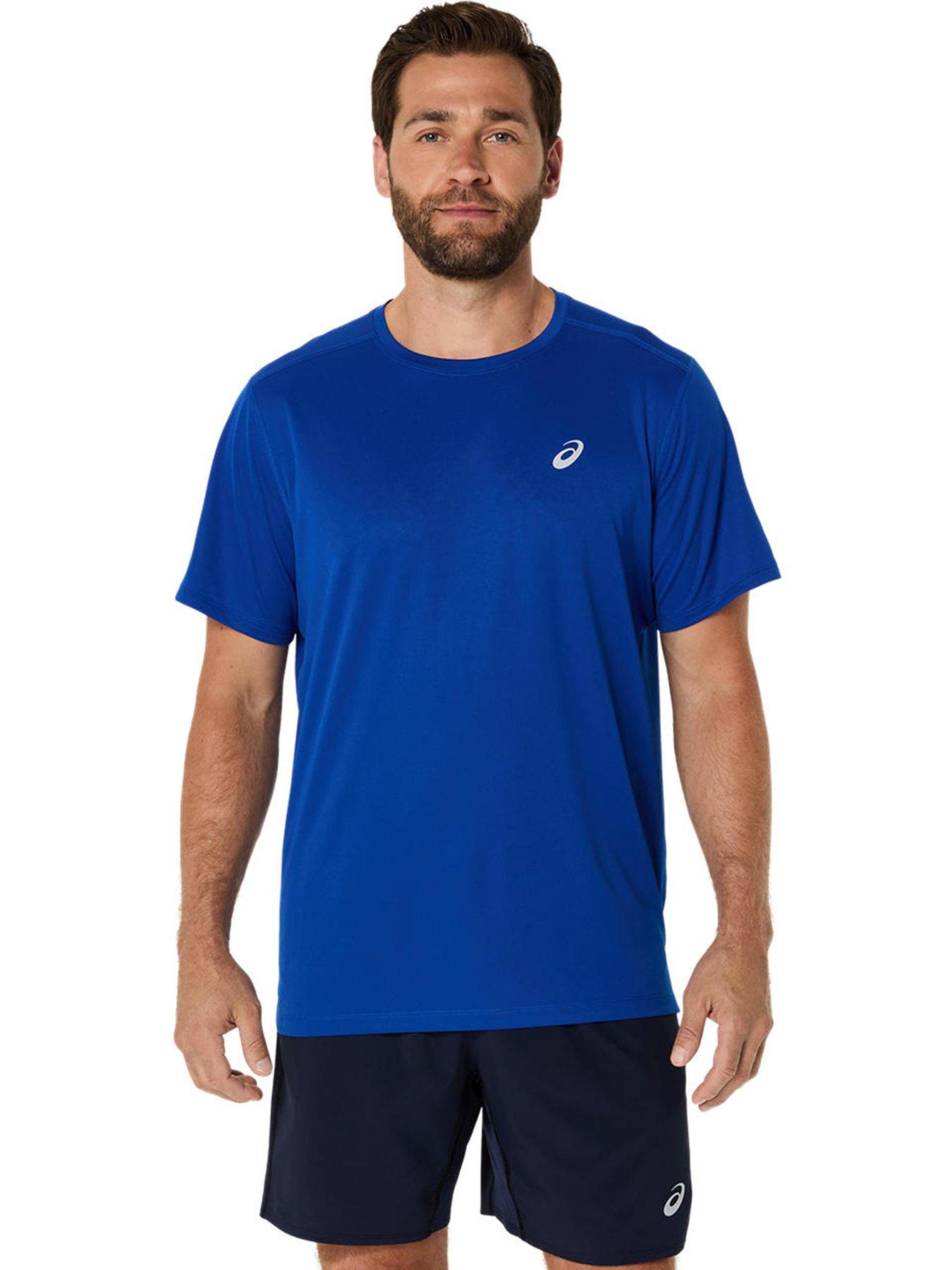 Asics Mens Running Core T-Shirt - Blue