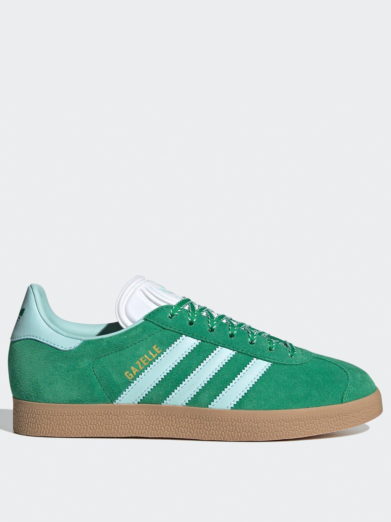 adidas gazelle silver green womens Adidas Gazelle Choose Your Colours Custom Trainers