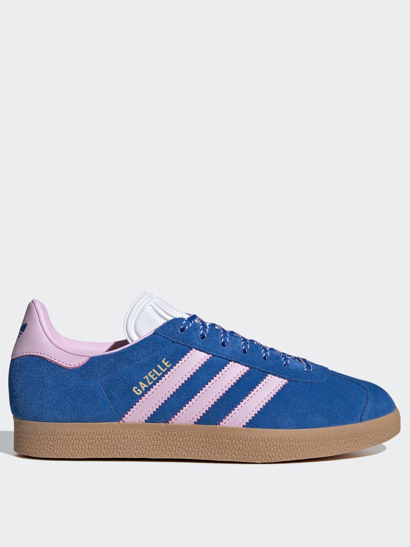 adidas Originals Women's Gazelle Trainers Blue/Orchid Fusion/Gum