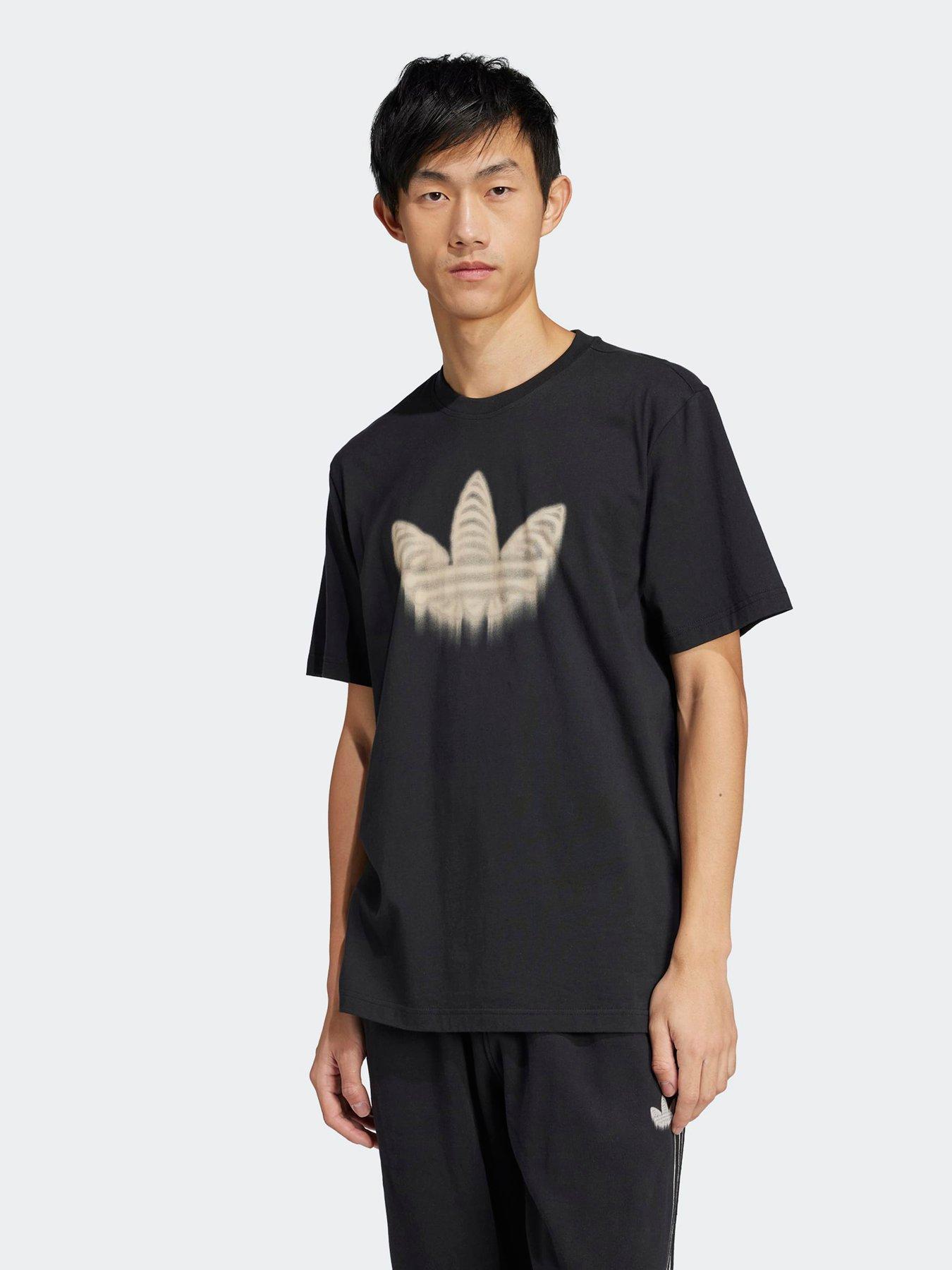 undefined Men's Skeleton Trefoil T-Shirt - Black