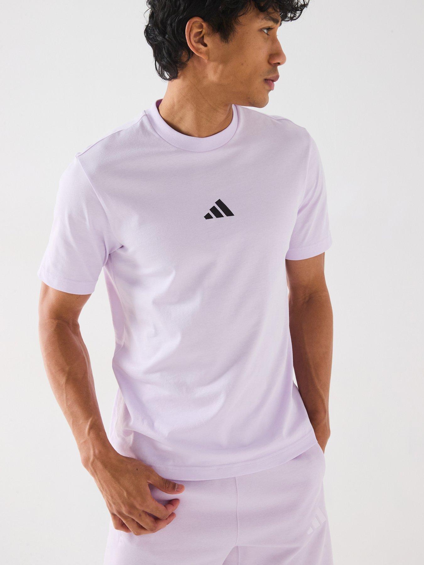 undefined Mens Essentials Single Jersey T-Shirt - Purple -