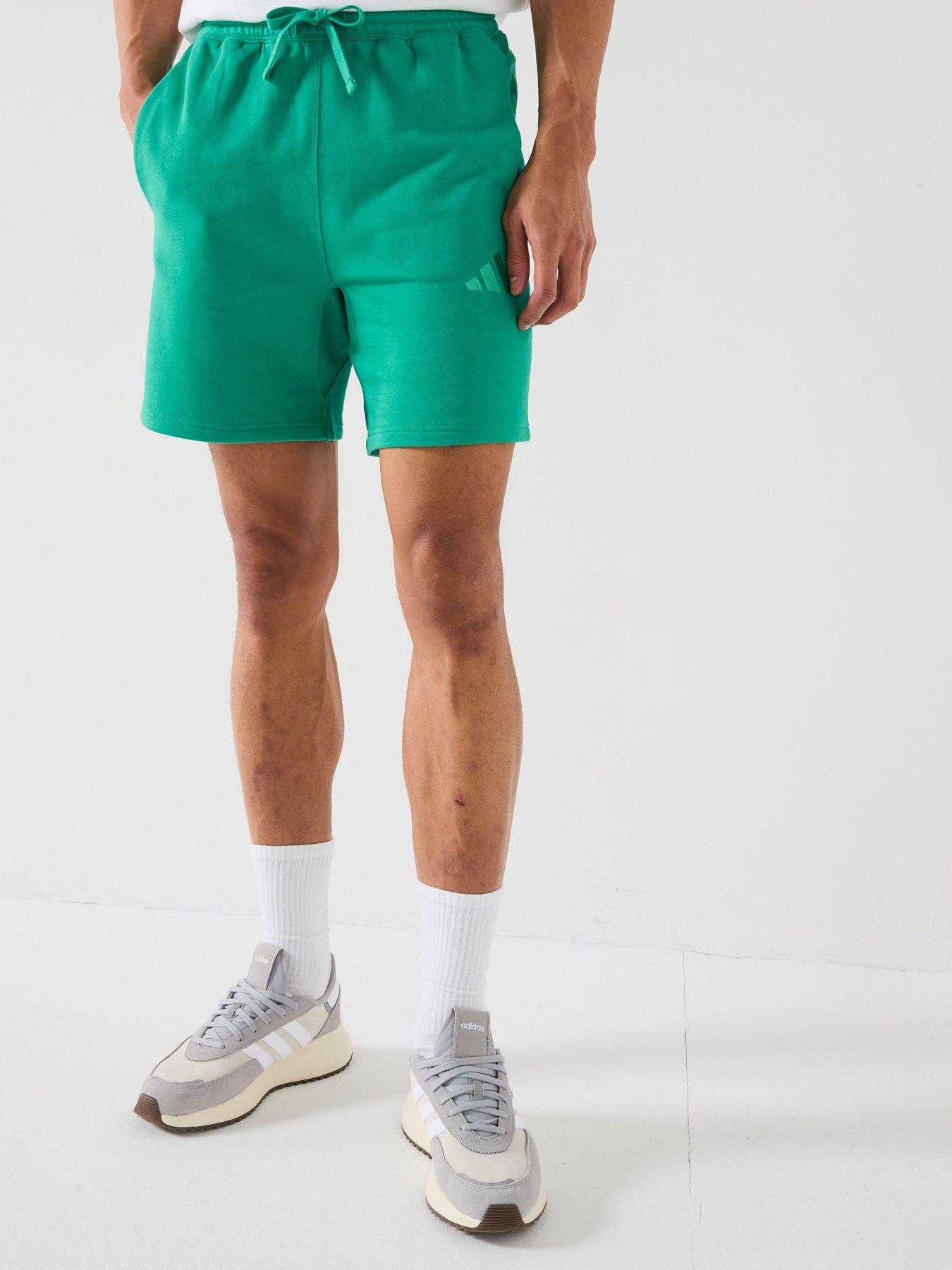 adidas Sportswear Men's All SZN French Terry Shorts - Semi Court Green