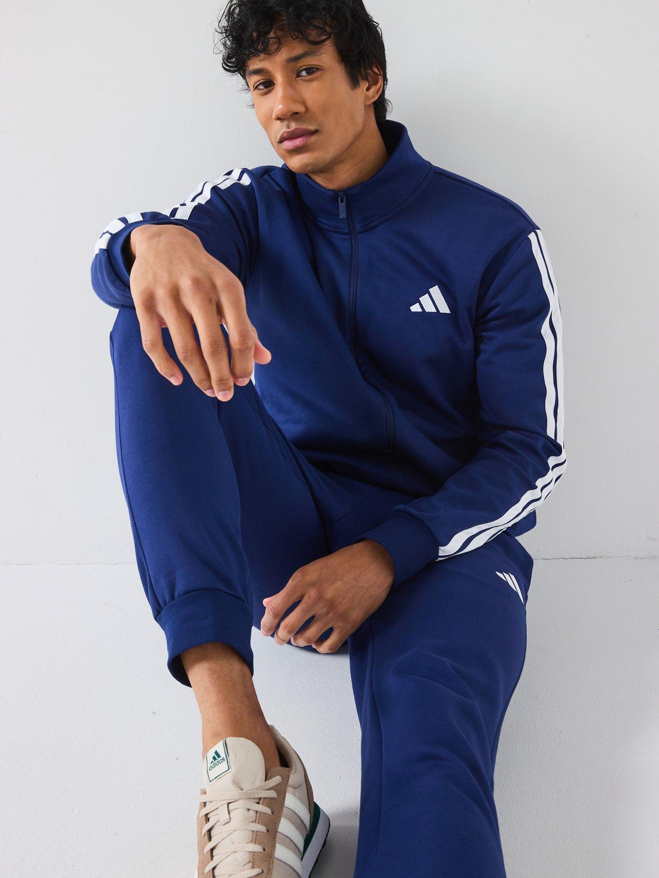 adidas Sportswear Men's Sportswear Basic Stripes Fleece
