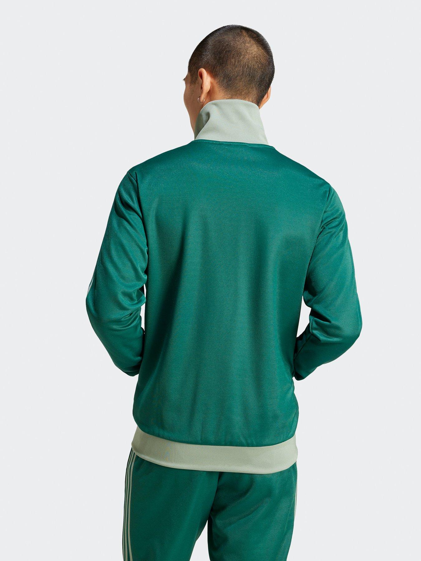 adidas Originals Mens Classic Track Top Green Very