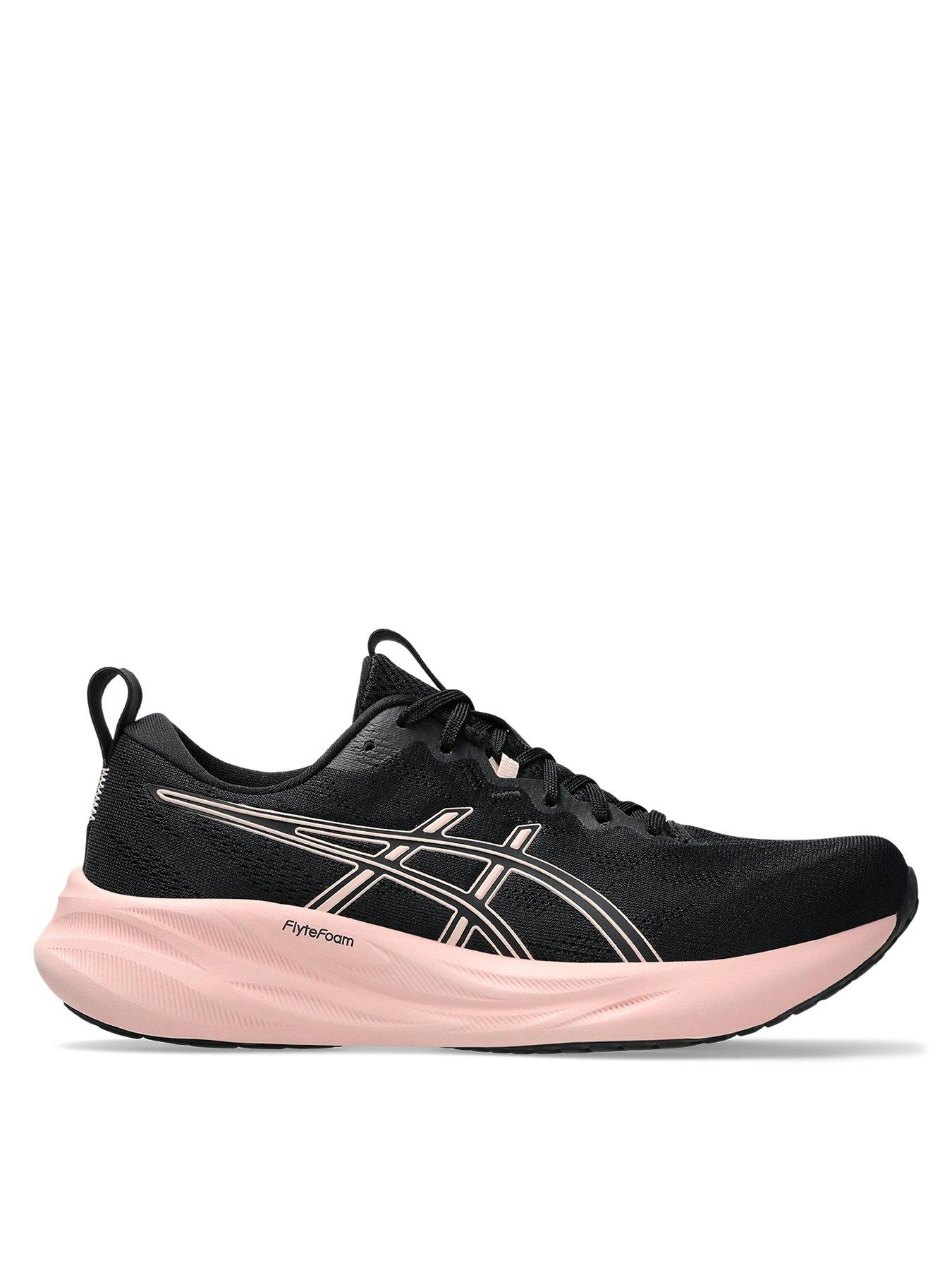 undefined Womens Running Gel-Pulse 16 Trainers - Black/Pink