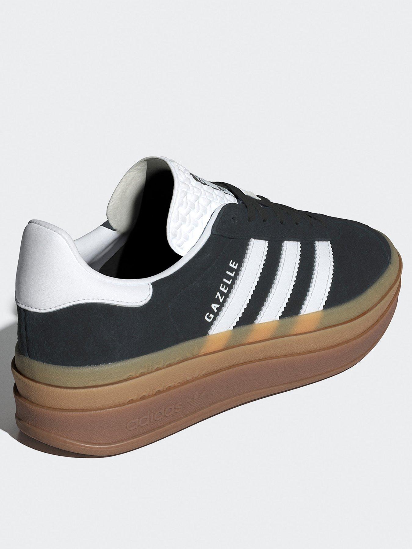 Image 3 of 7 of adidas Originals Womens Gazelle Bold Trainers - Black