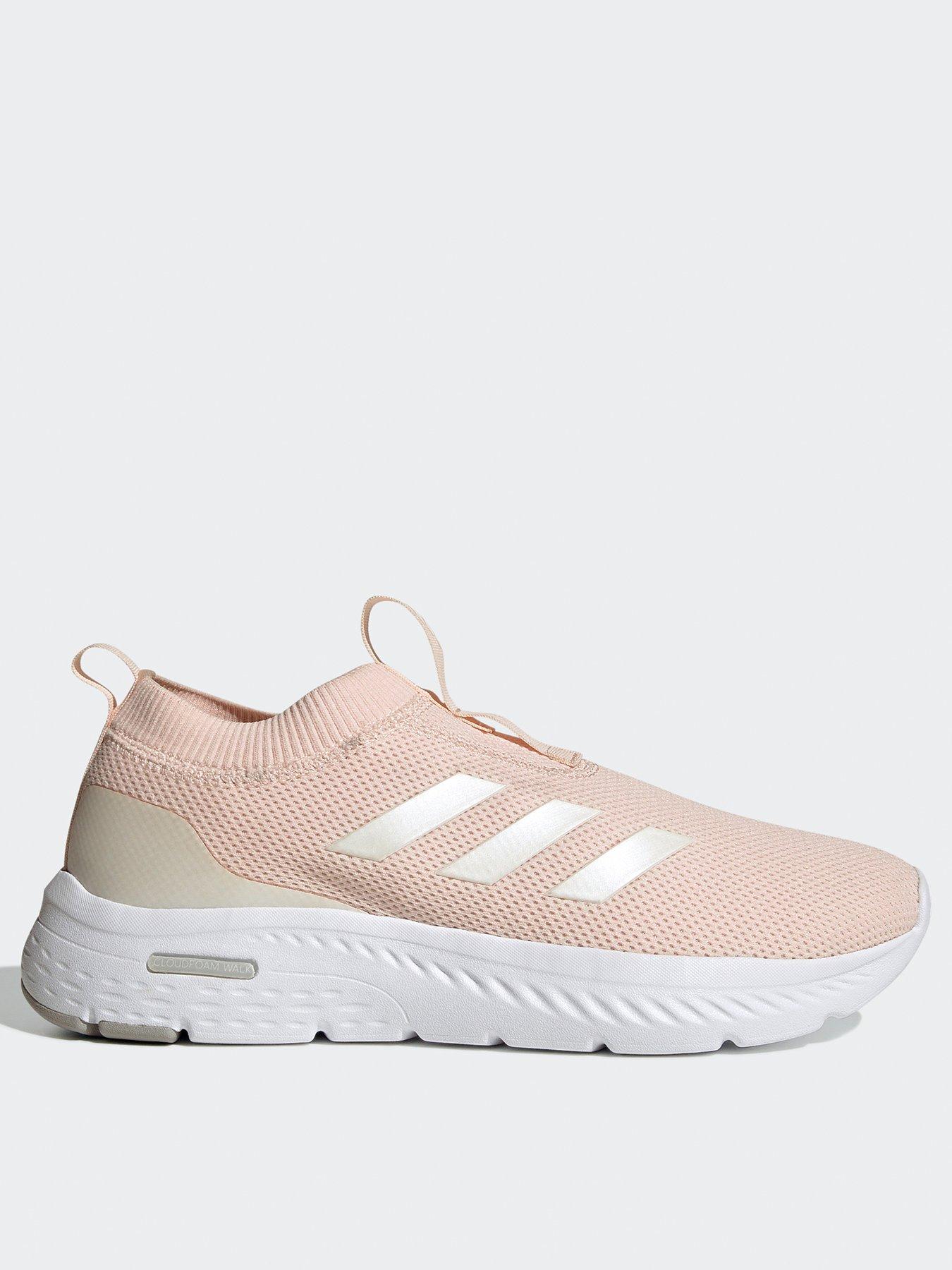 undefined Womens Cloudfoam Move Sock Trainers - Pink