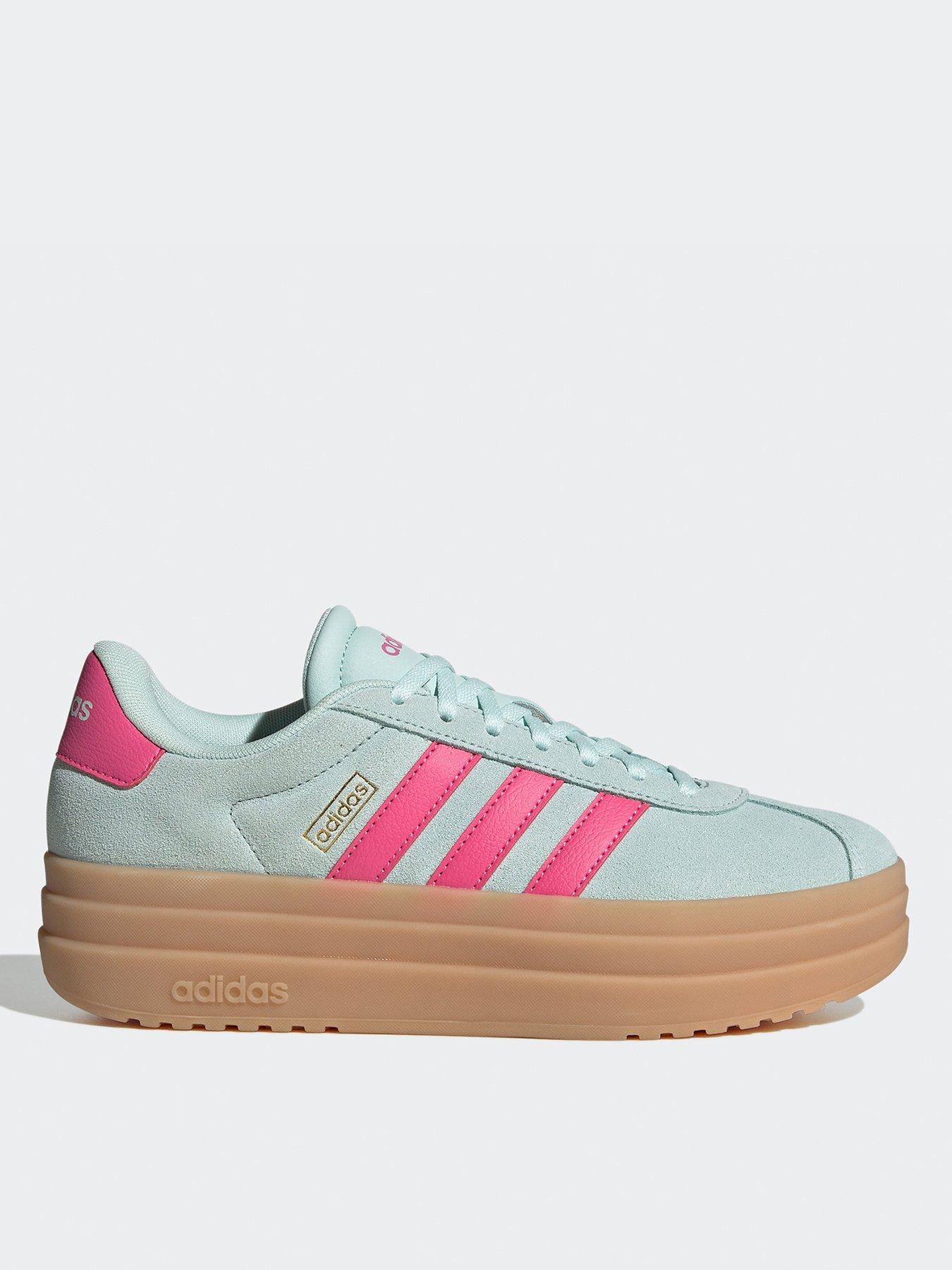 undefined Womens VL Court Bold Trainers - Halo Mint/Pulse Magenta/Gum 3