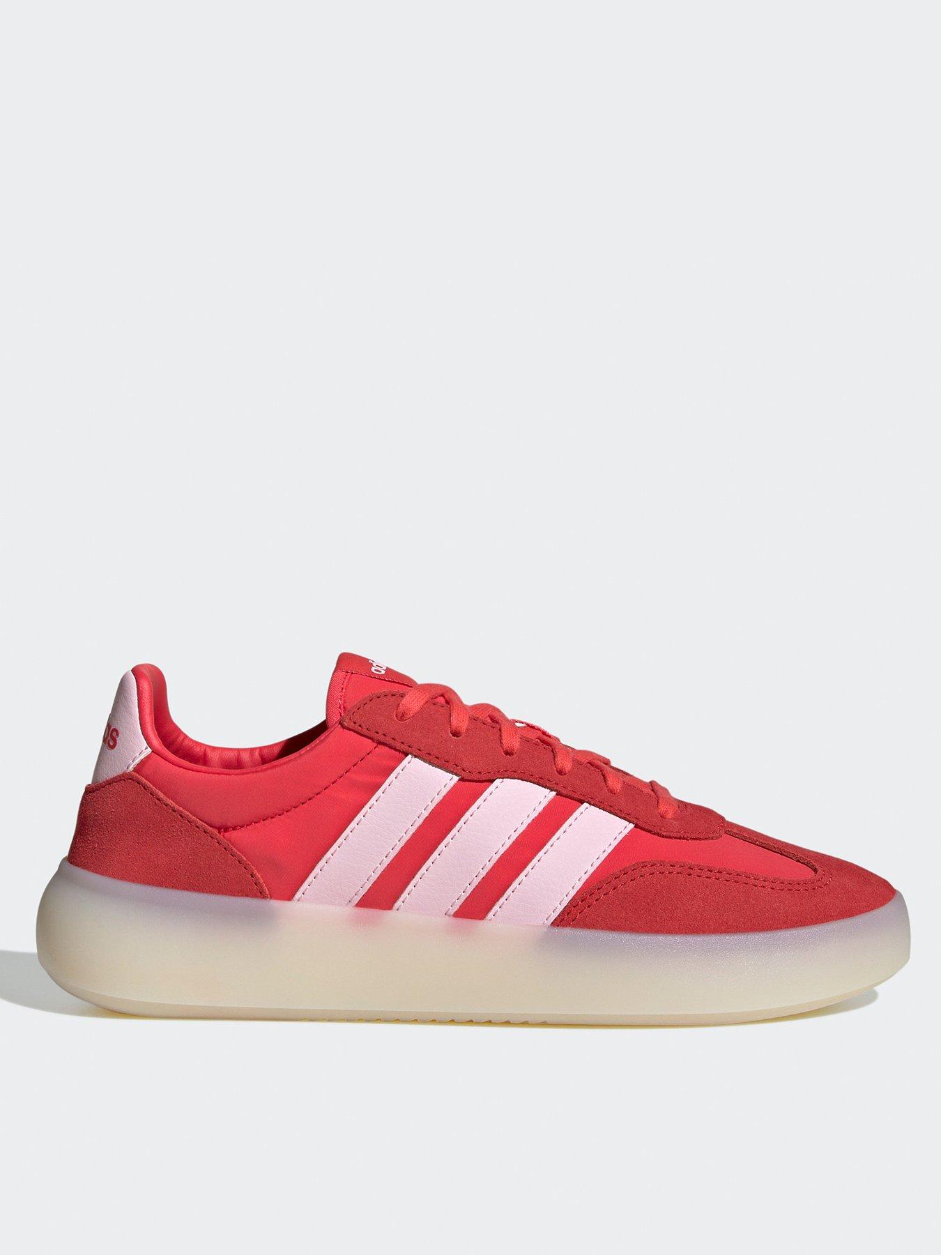 adidas Sportswear Womens Barreda Decode Trainers, Pure Ruby/Semi Lucid Red/ Pink, Size 3.5, Women