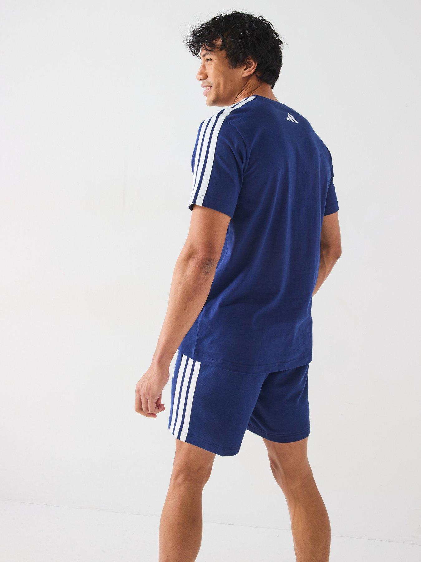Image 2 of 6 of adidas Sportswear Men's Codes Collegiate Linear Graphic Tee - Dark Blue