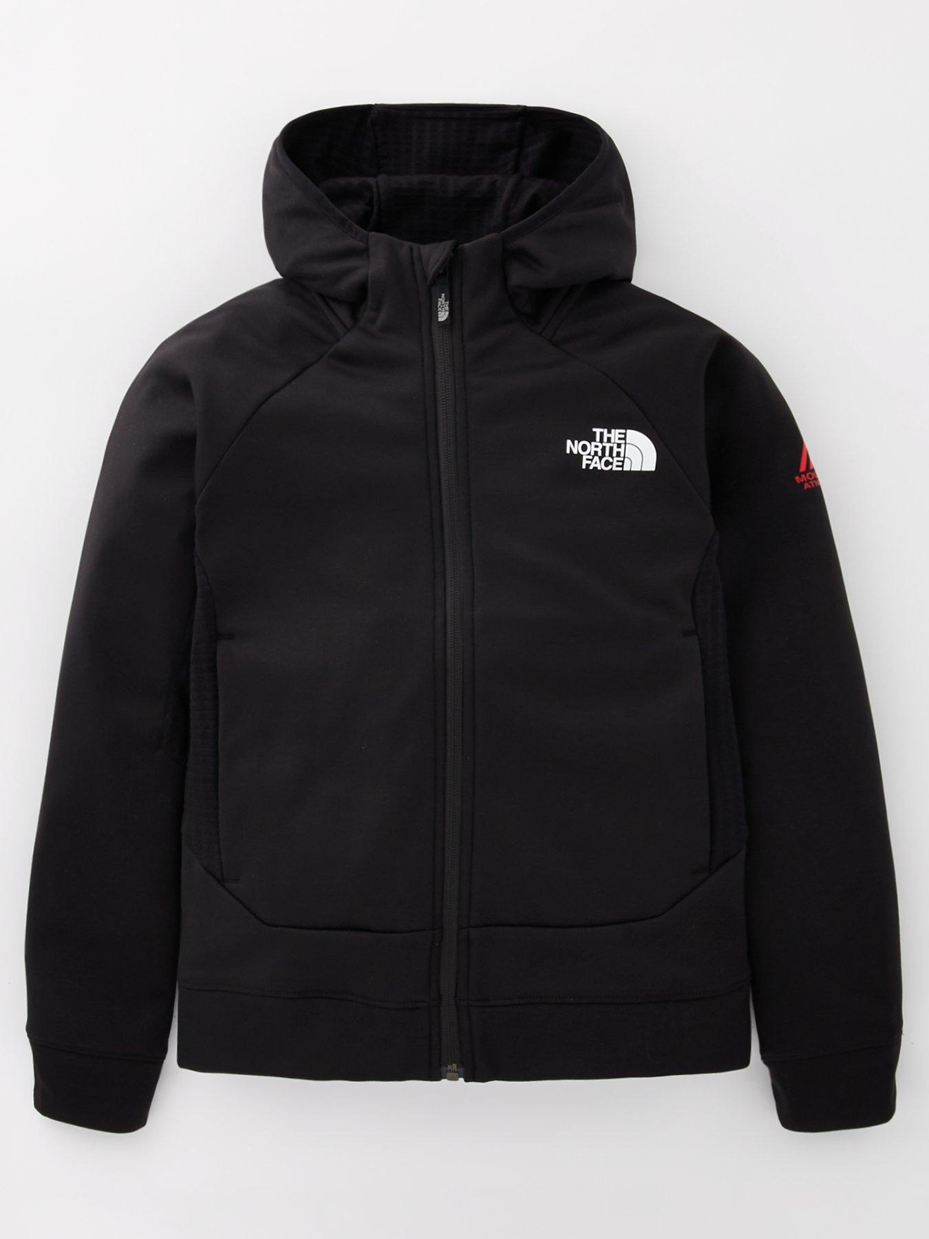 THE NORTH FACE Boys Mountain Athletics Full Zip Hoodie - Black