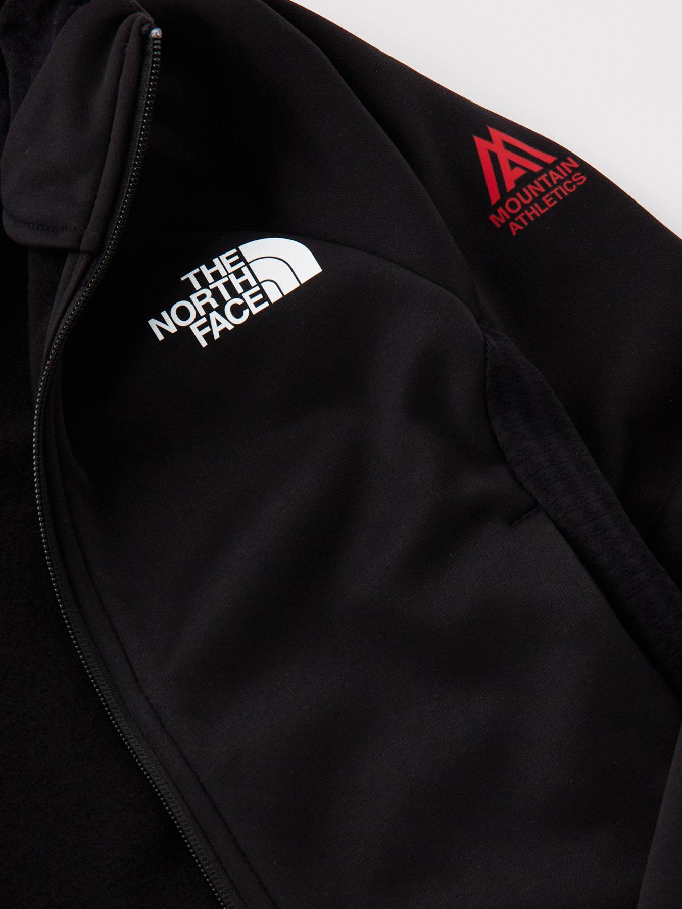 Image 4 of 4 of THE NORTH FACE Boys Mountain Athletics Full Zip Hoodie - Black